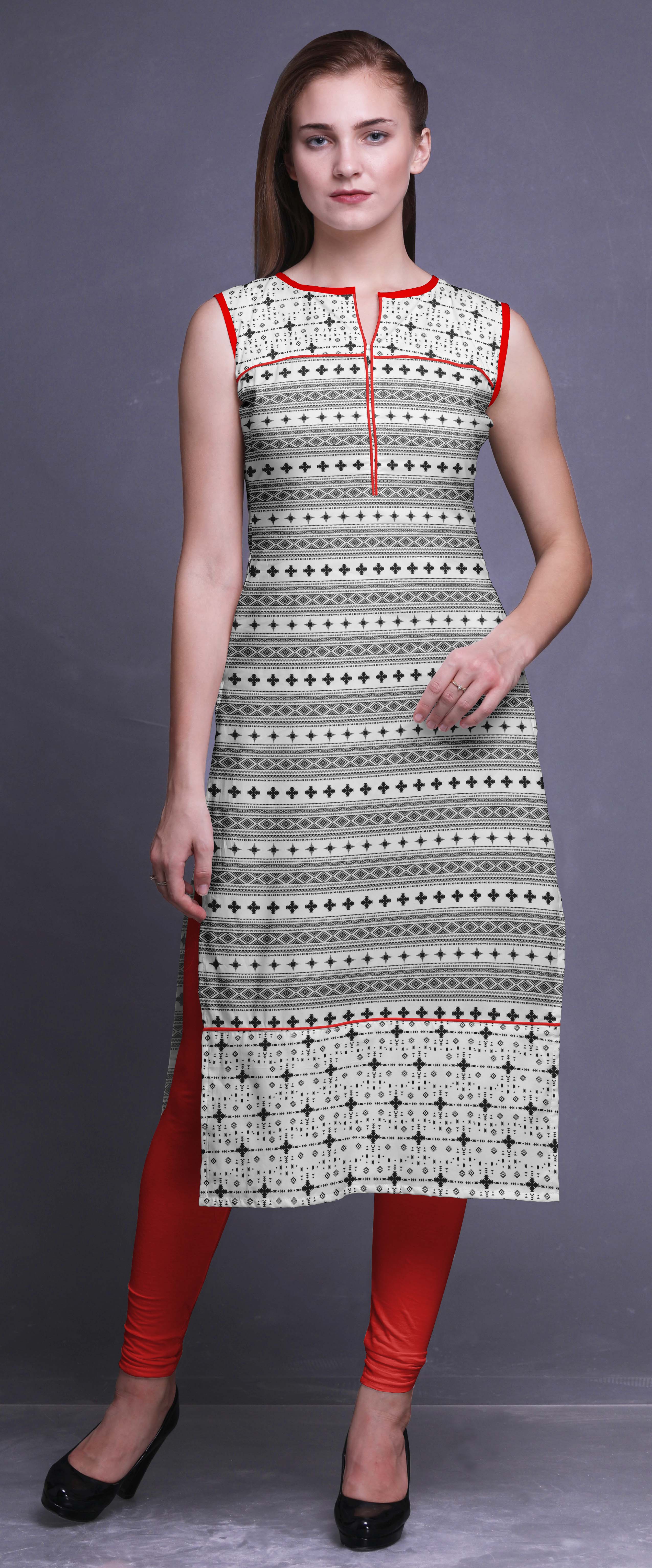 sleeveless kurtis online