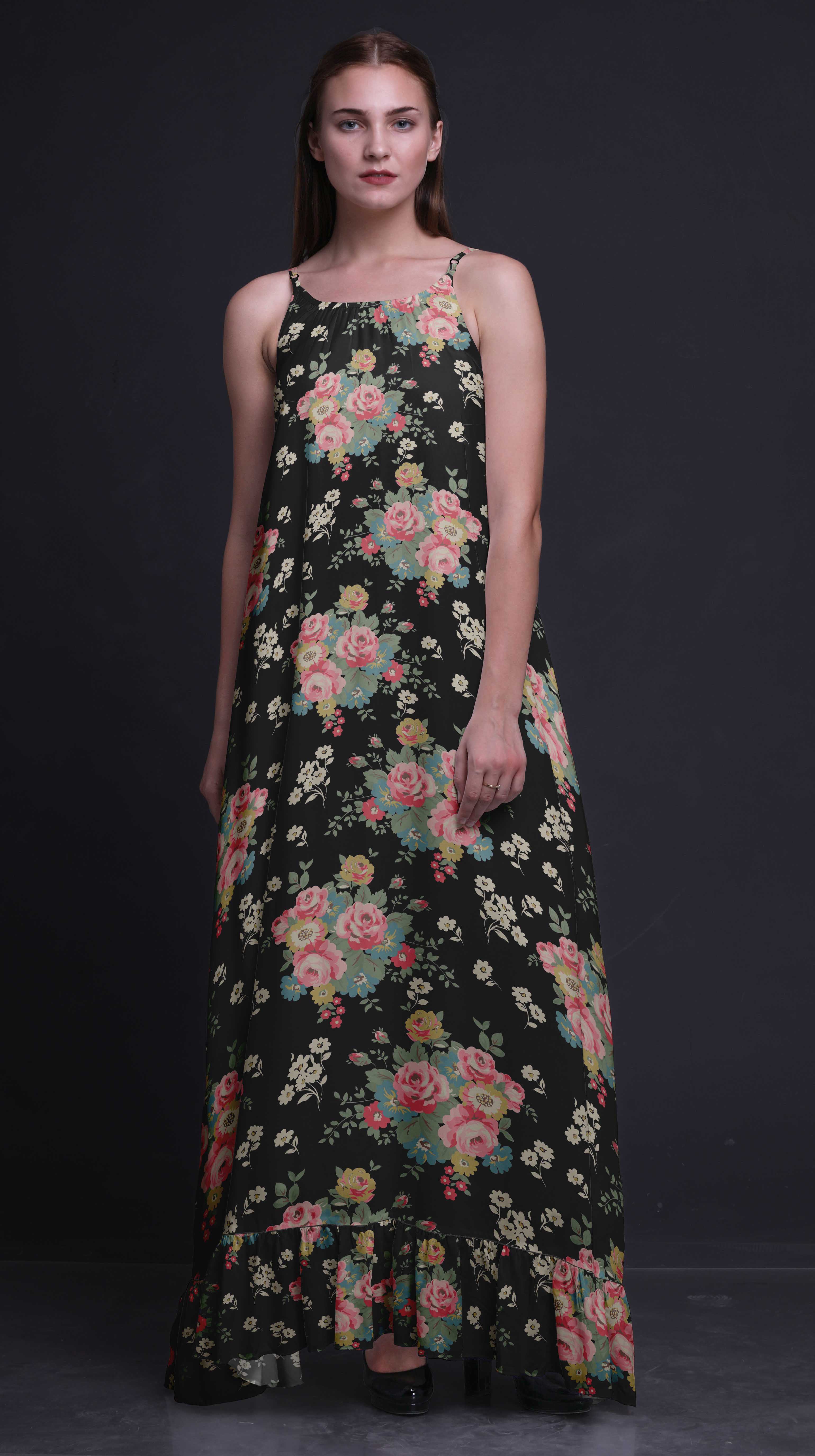 flower night gown