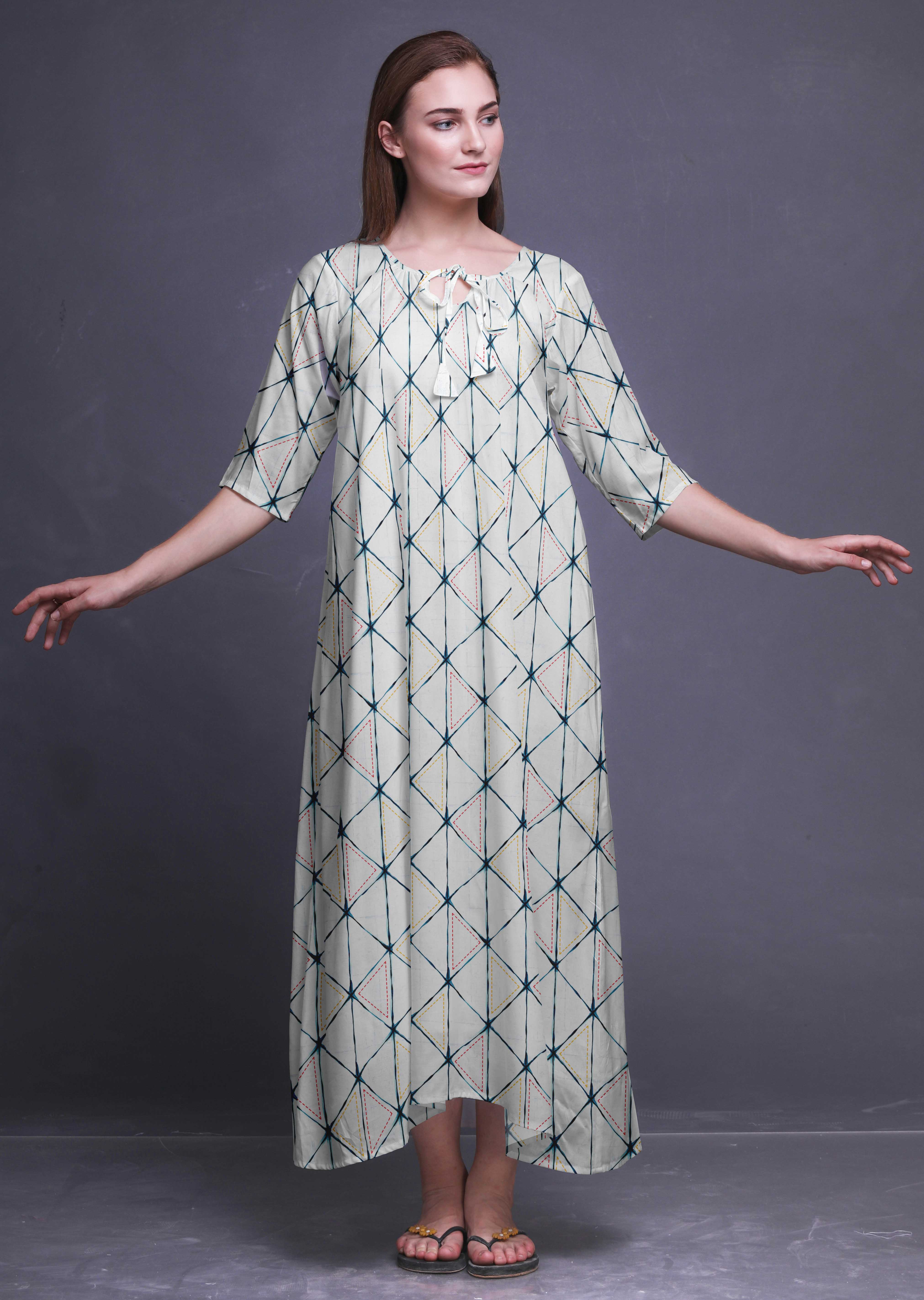 maxi nightgown with sleeves