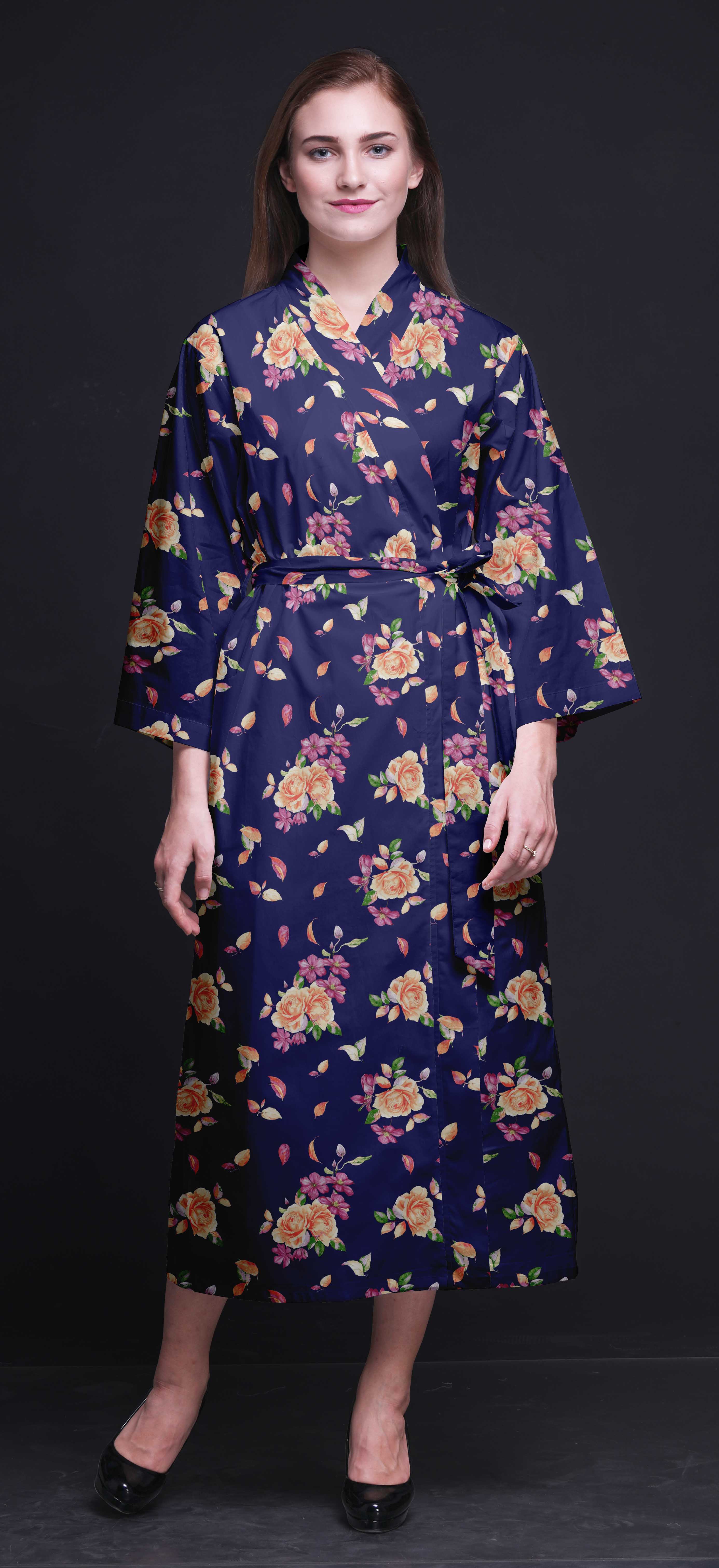 Bimba Bathrobe For Girls Kimono Bathrobes Long Bridal Shower RobesFL