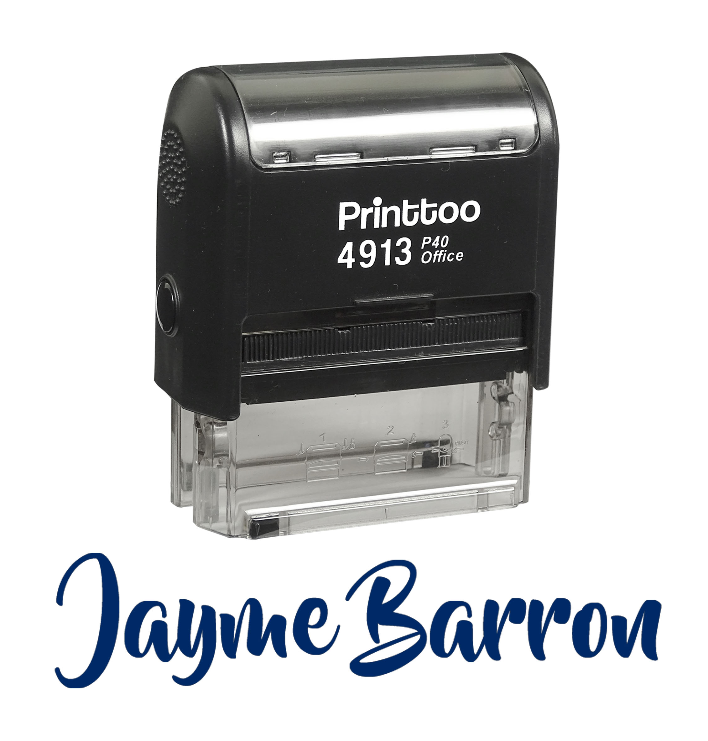 Medium Self-Inking Signature Custom Stamp