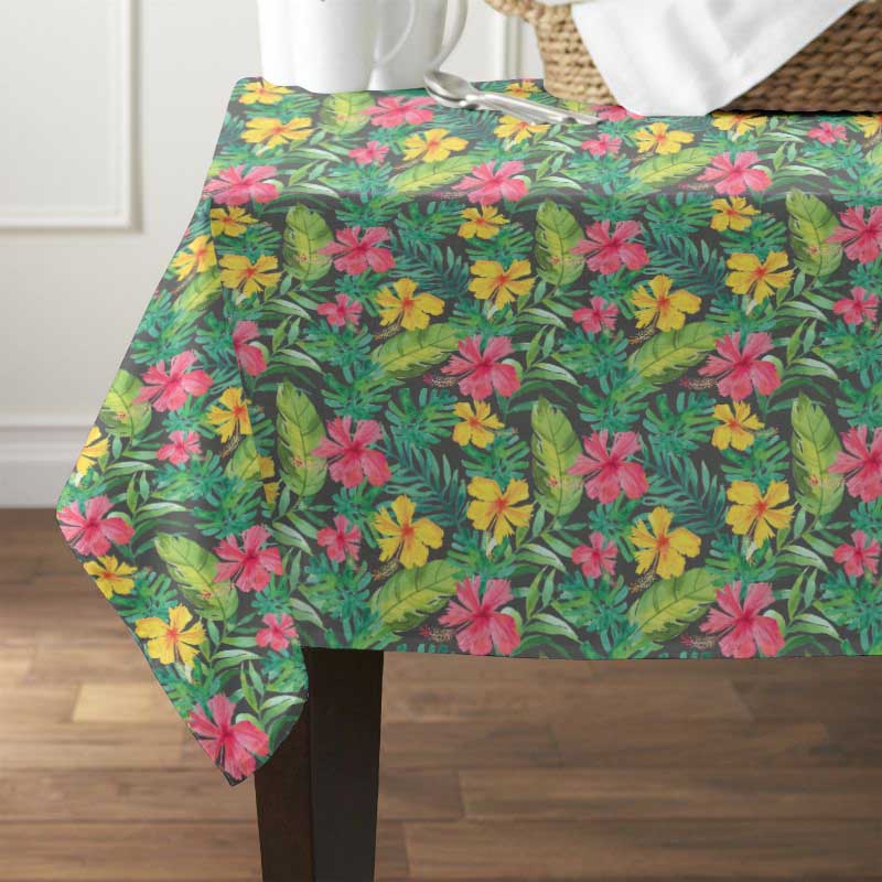 S4Sassy Leaves & Dining Table Cover Table Linens For ...
