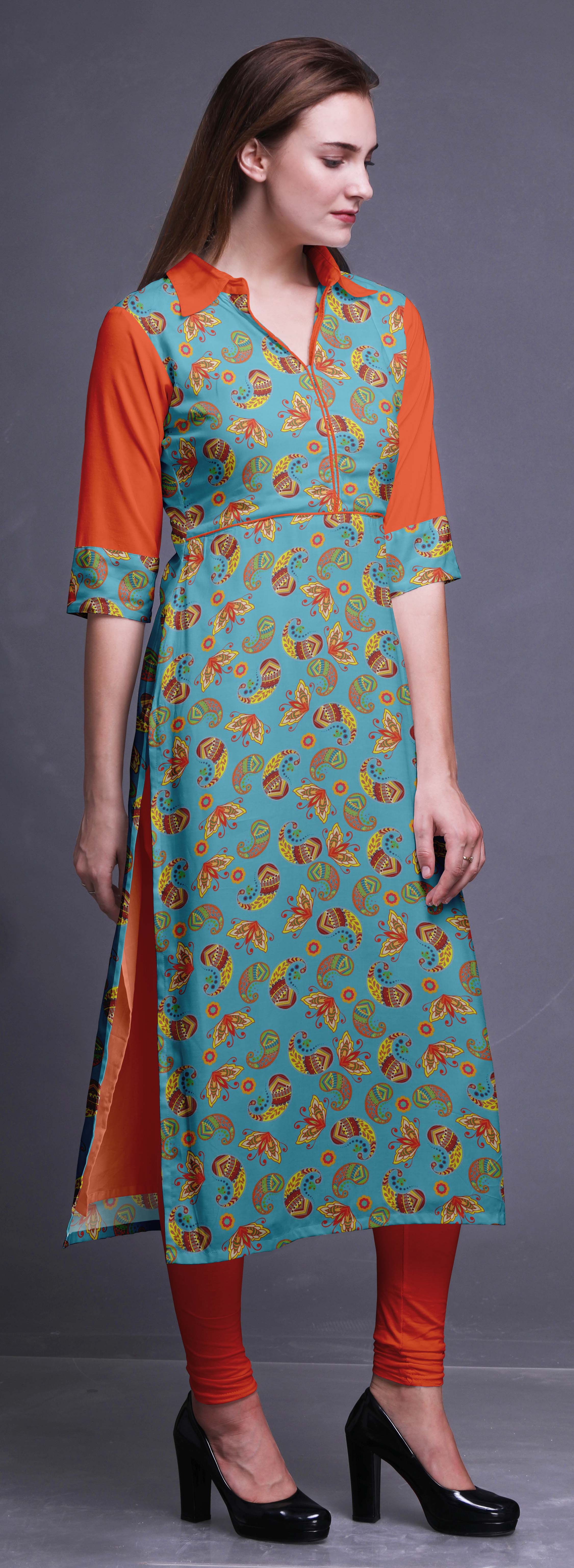 women gown kurti
