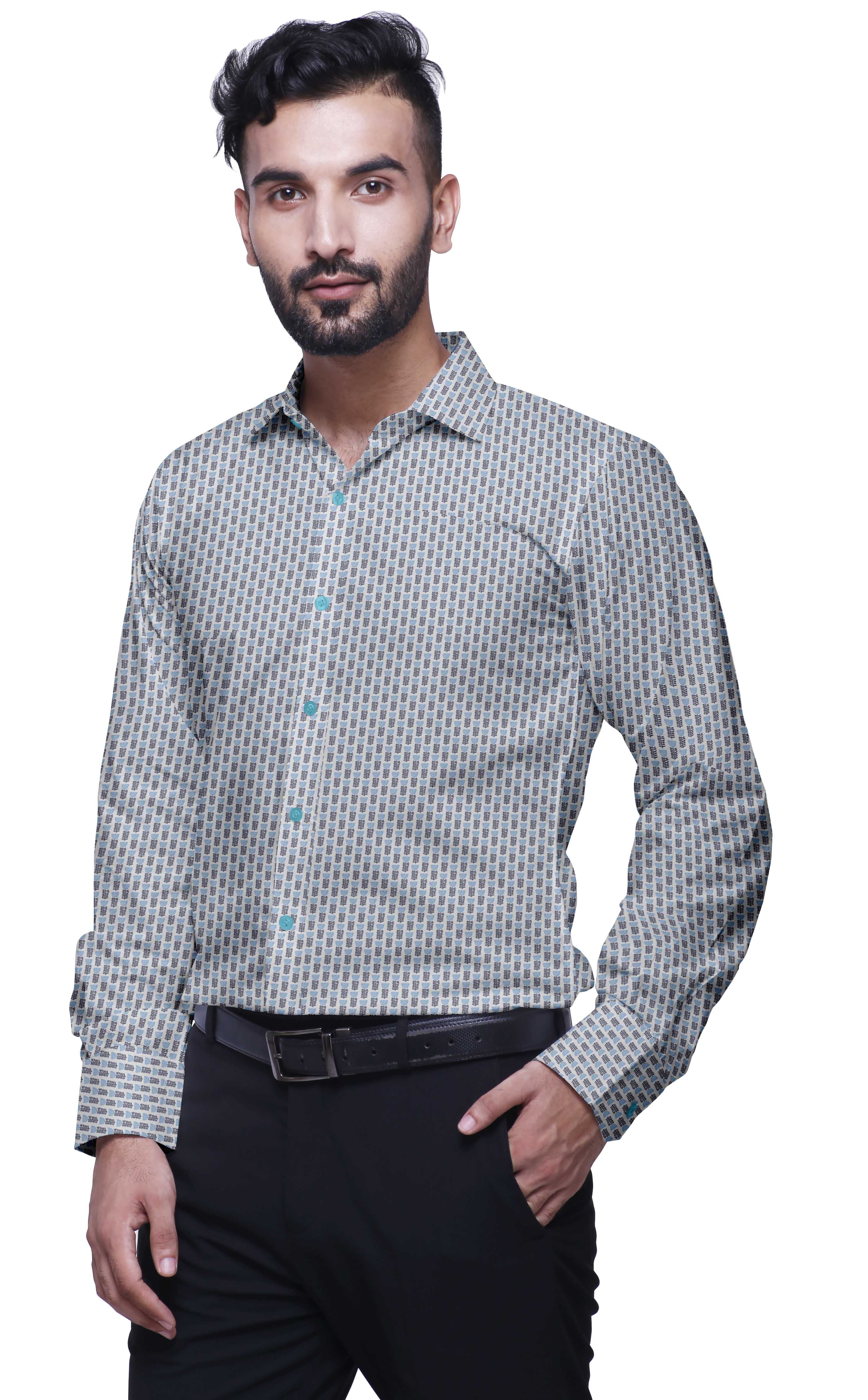 BESTMAN Long Sleeve Formal Shirt For Men Button Down Cotton Men-mW3 | eBay