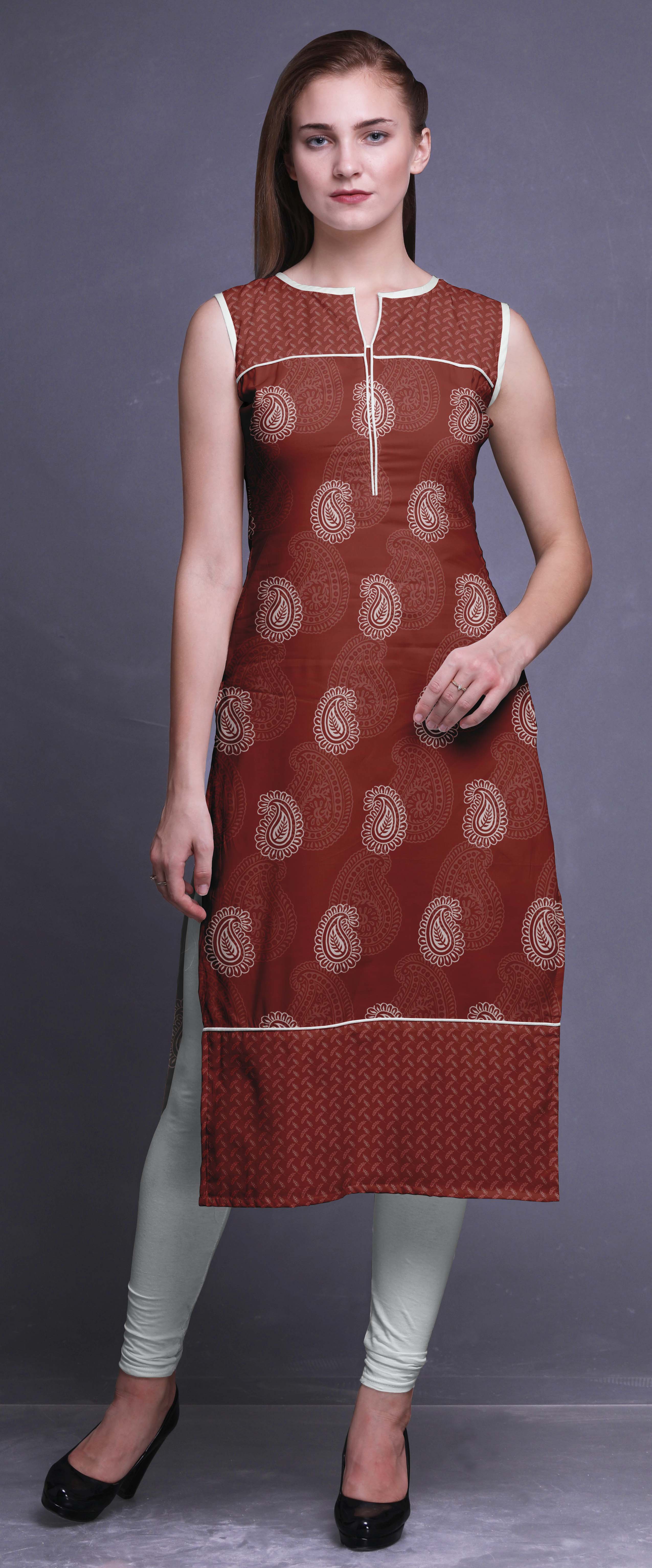 sleeveless kurtis online