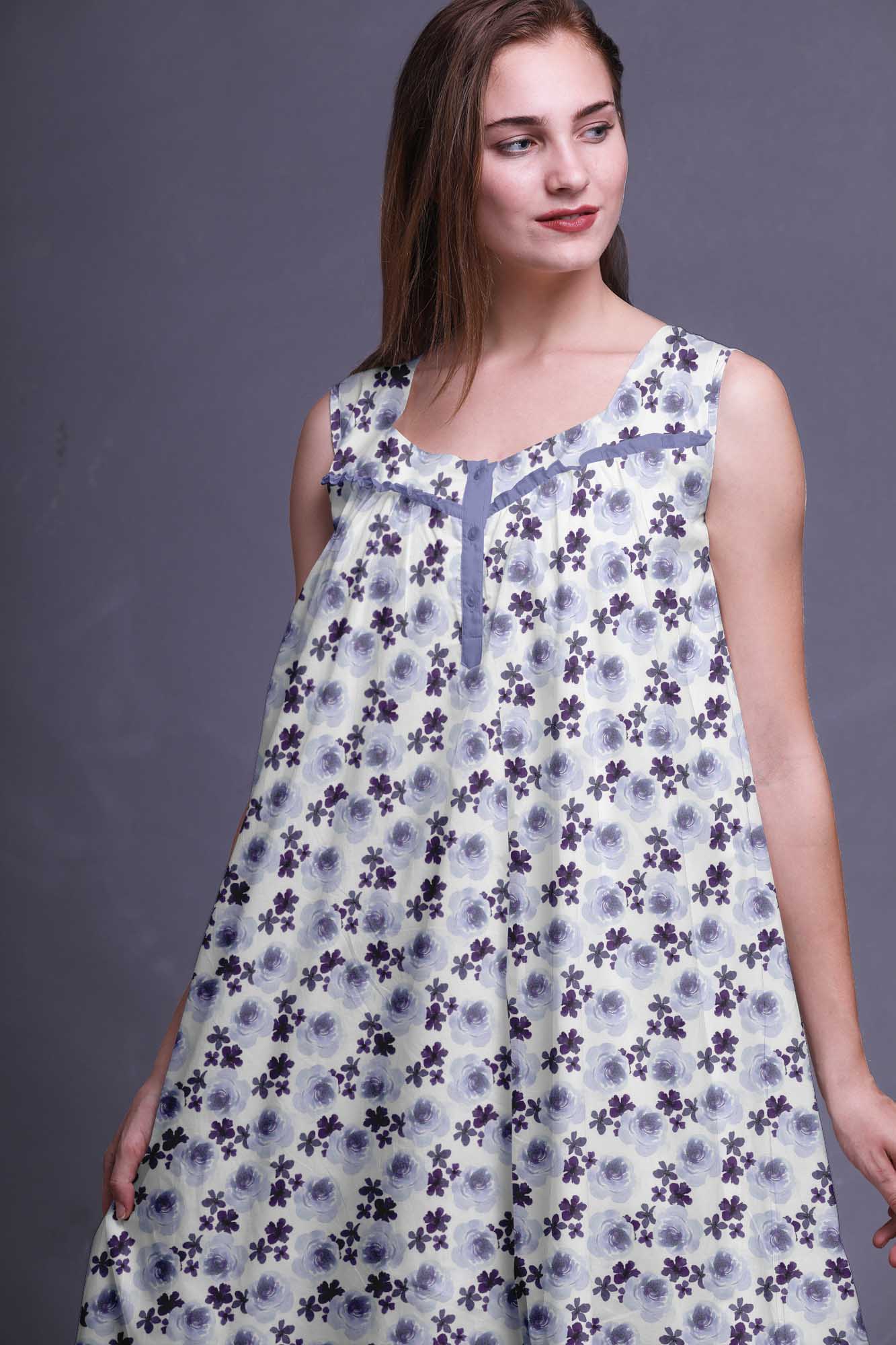 cotton night gowns for woman