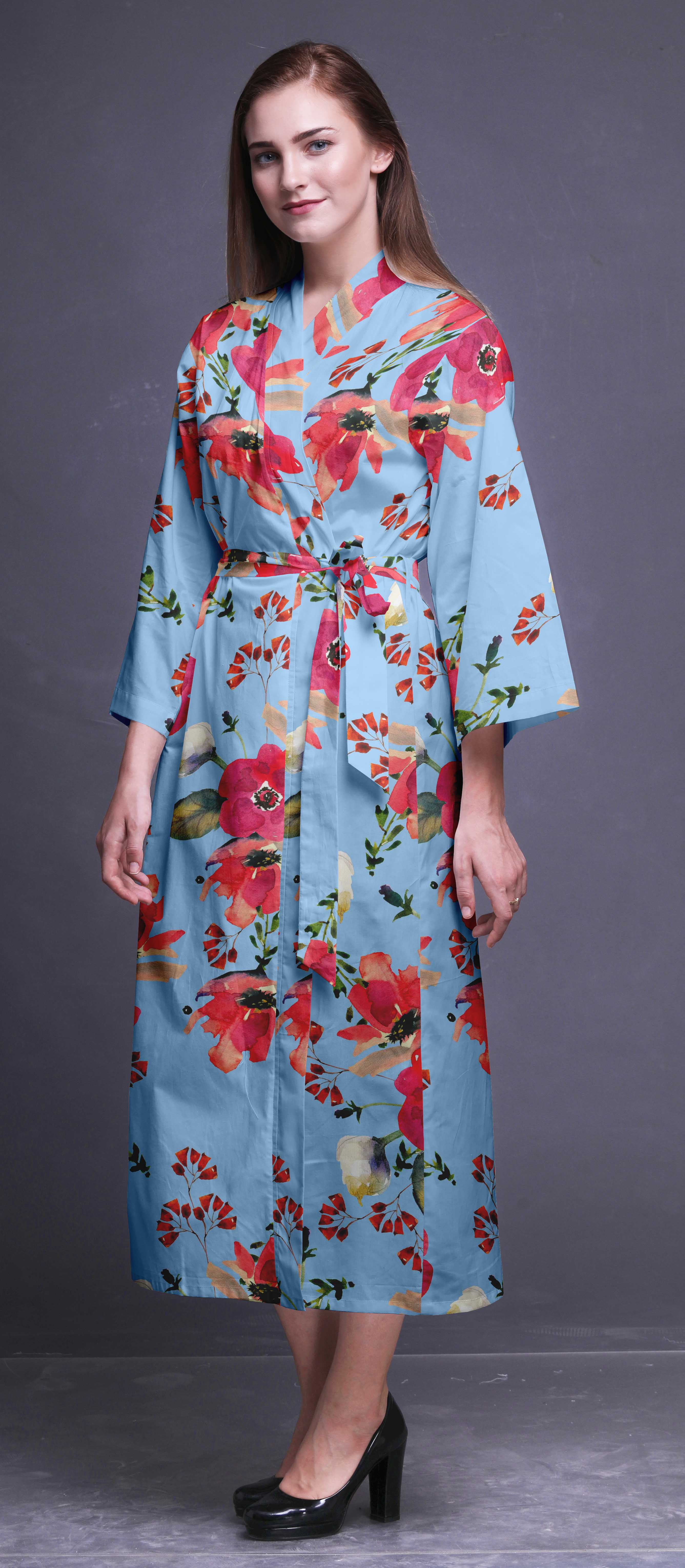 bride cotton robe