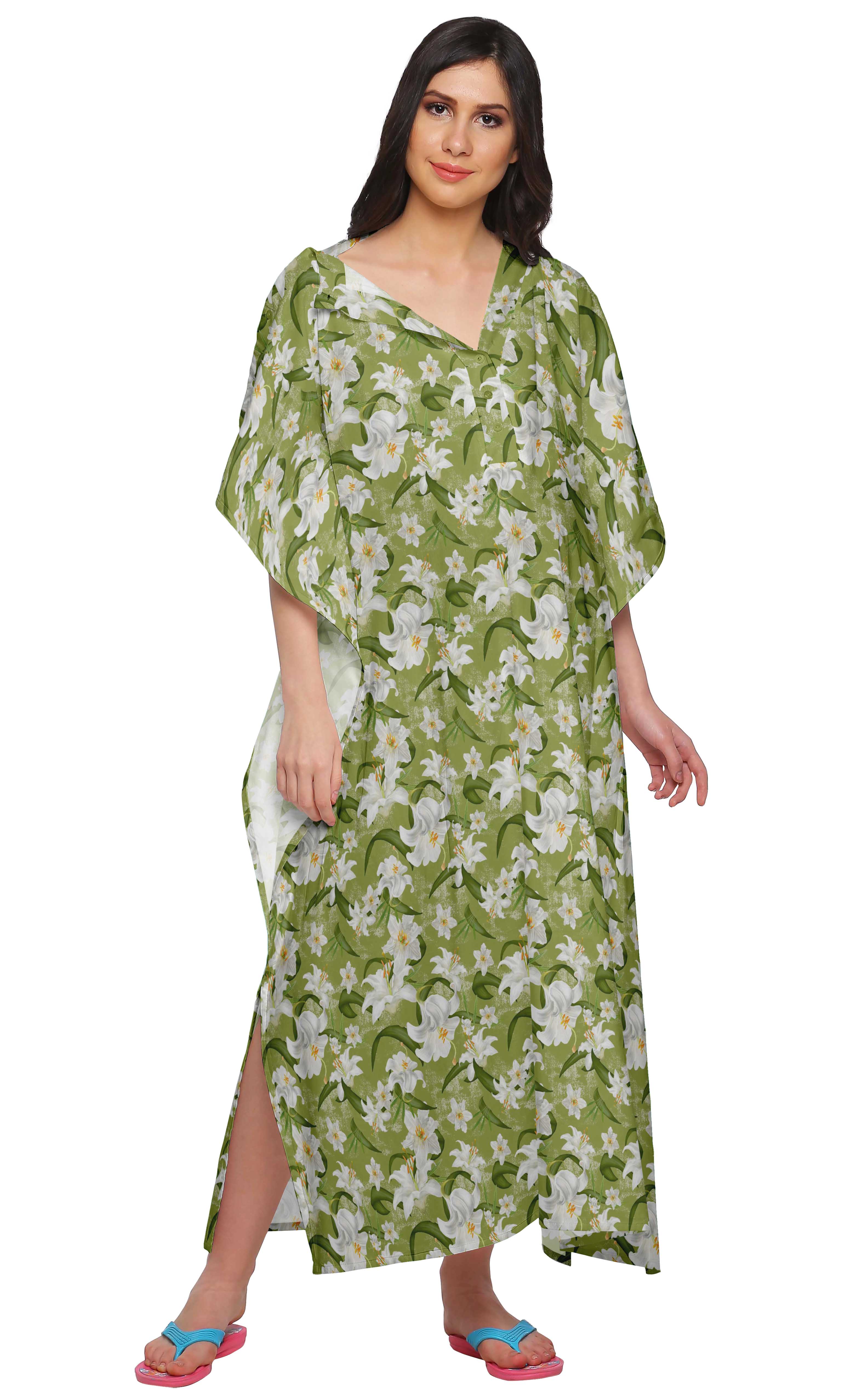 maternity kaftan maxi dress