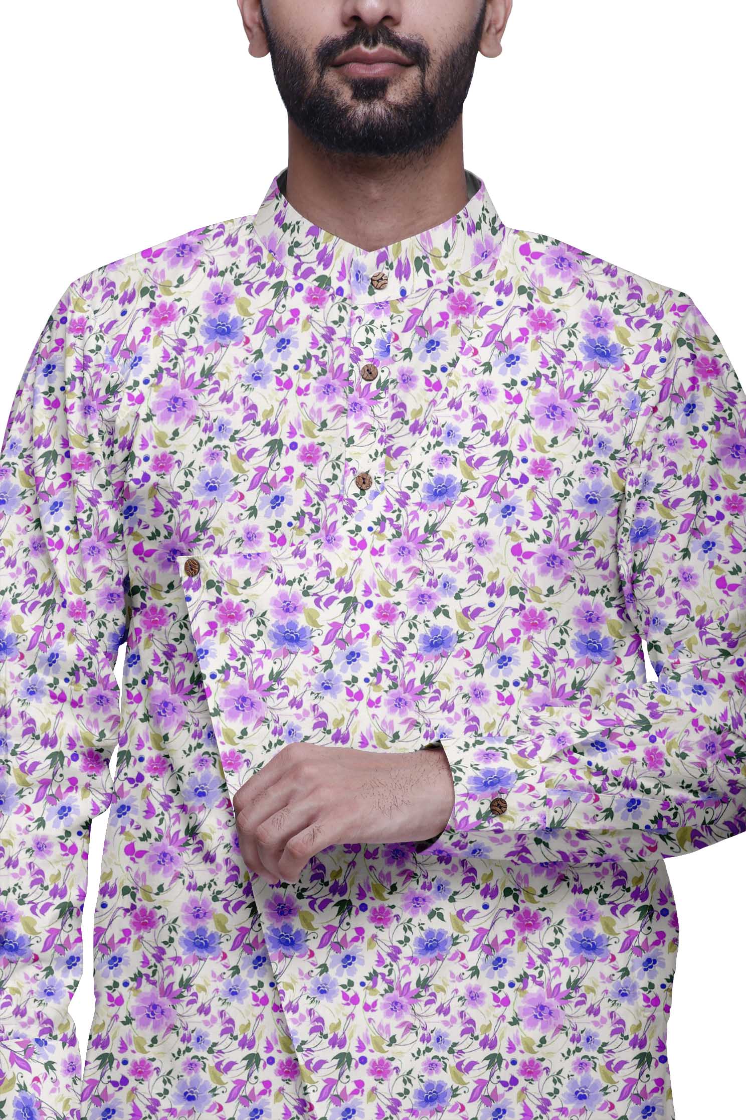 Atasi Designer Printed Kurta For Boys Casual Kurta Pajama Set