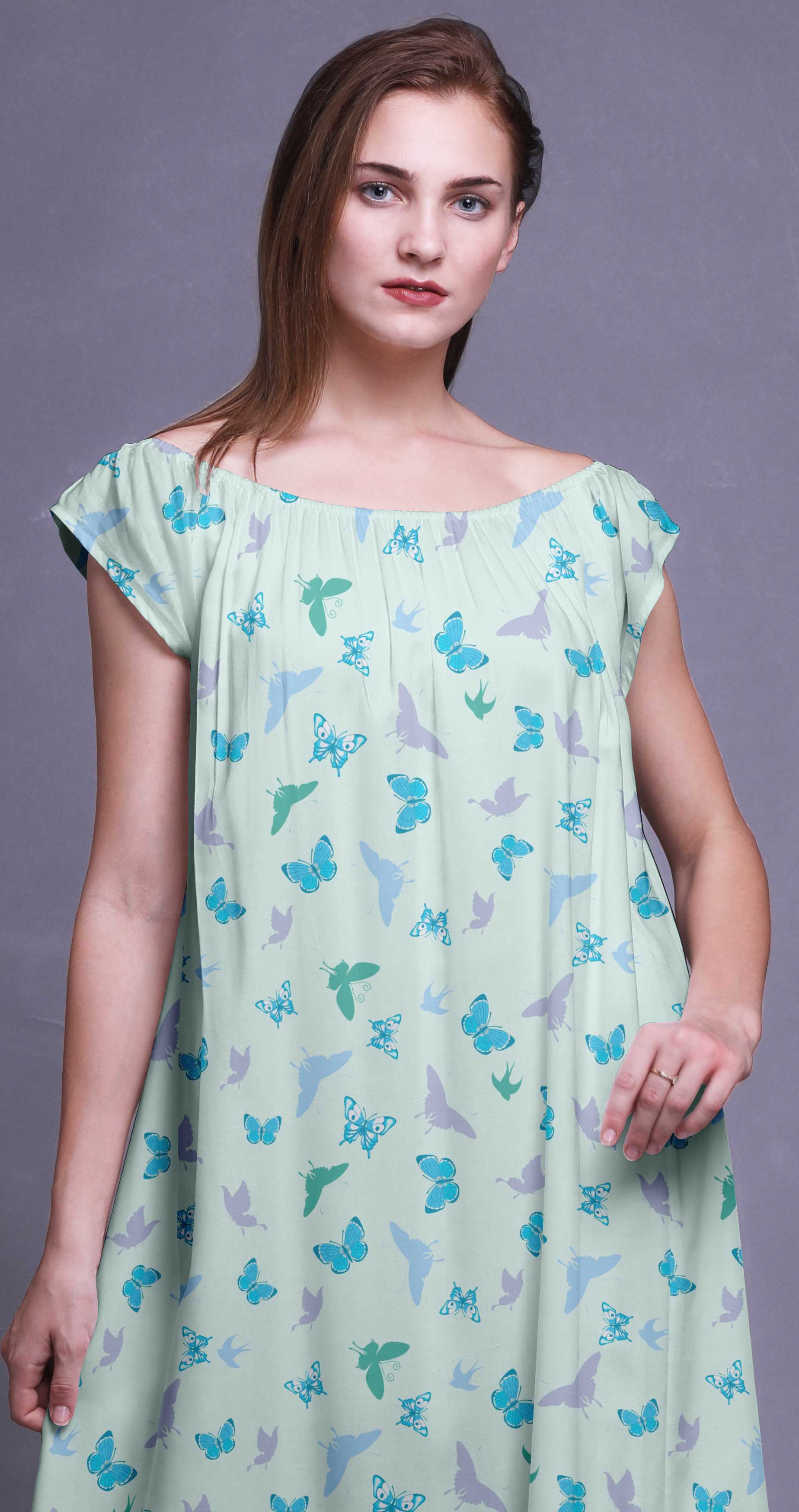 long sleeve pajama gown