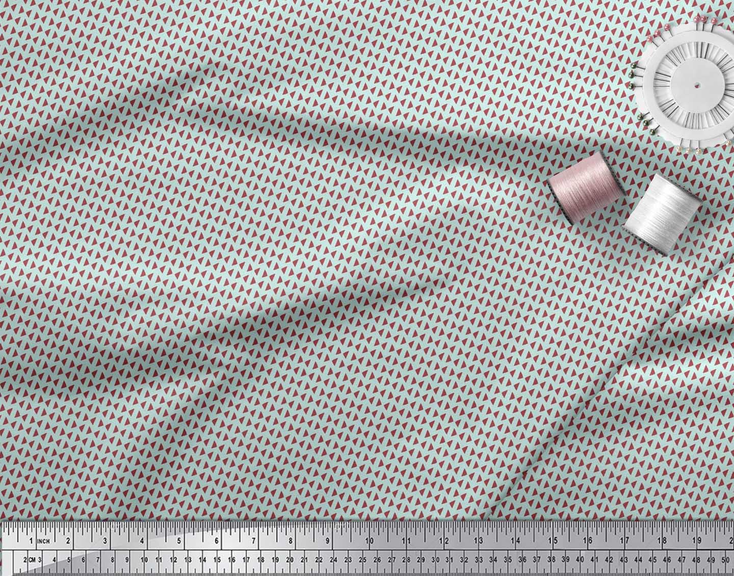 Soimoi Tissu Triangle Géométrique Imprimé Craft Fabric By The Meter-GMD-575F 