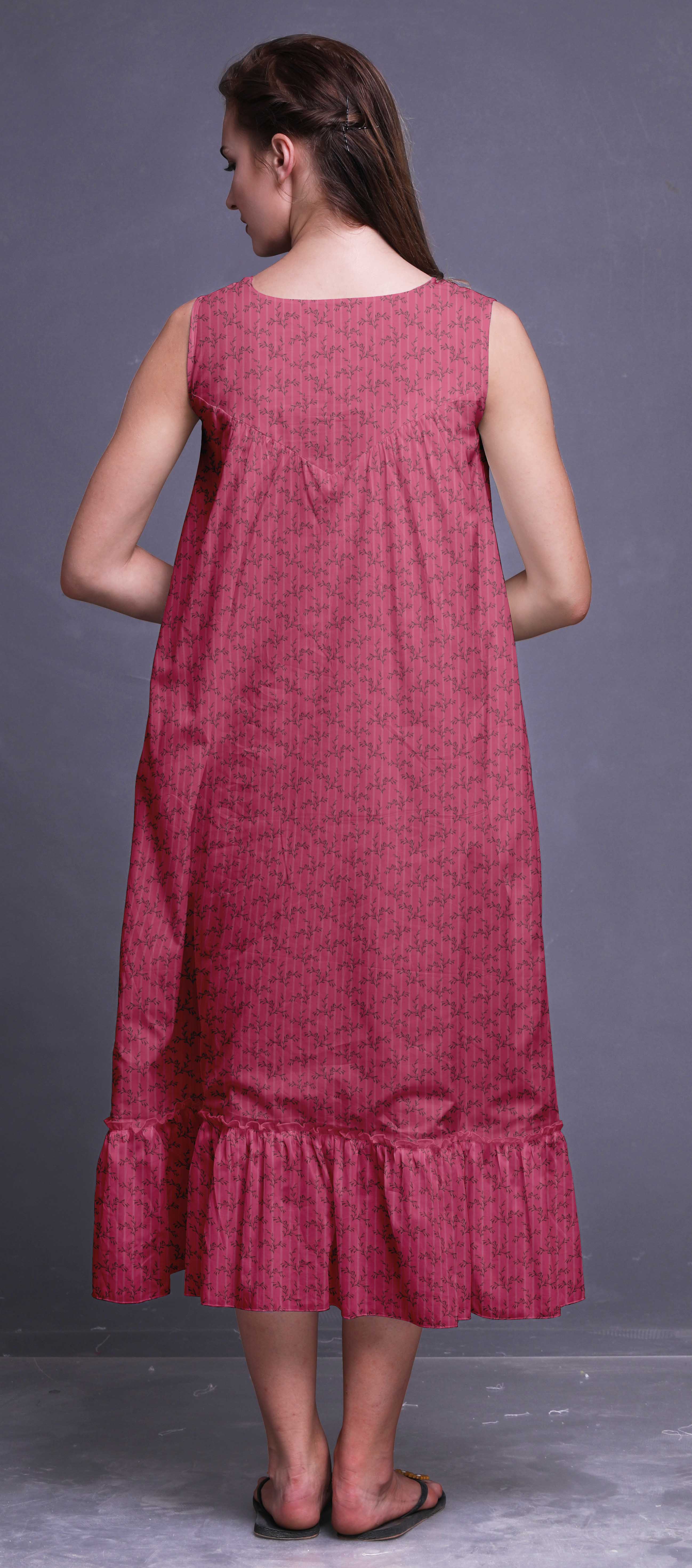 mid length night gowns