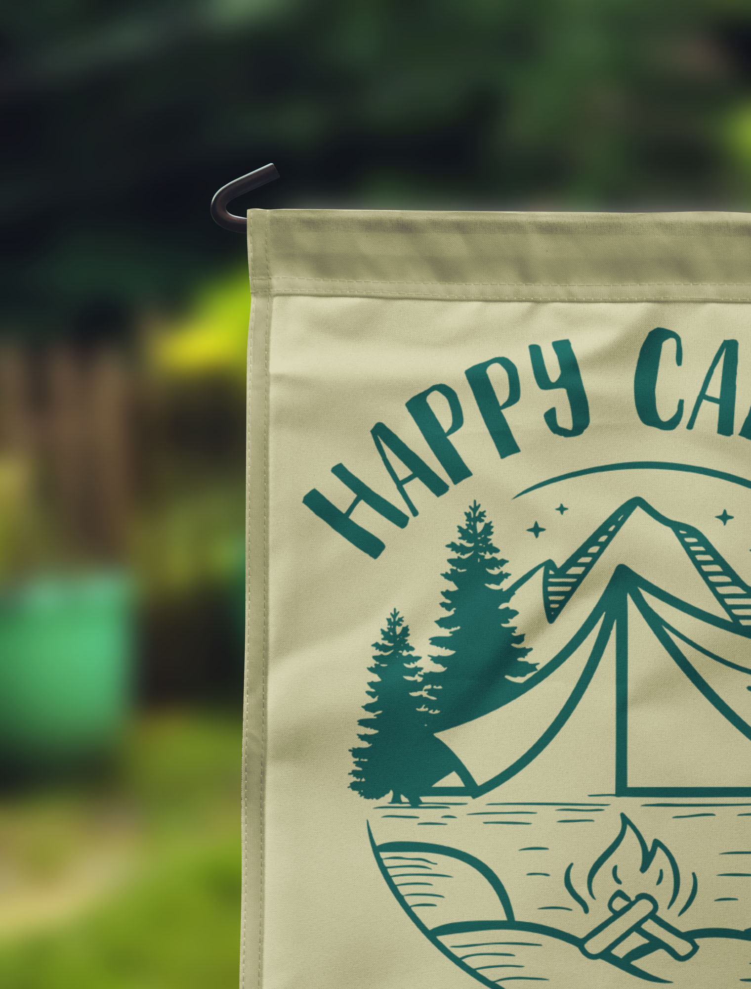 personalized camping flags