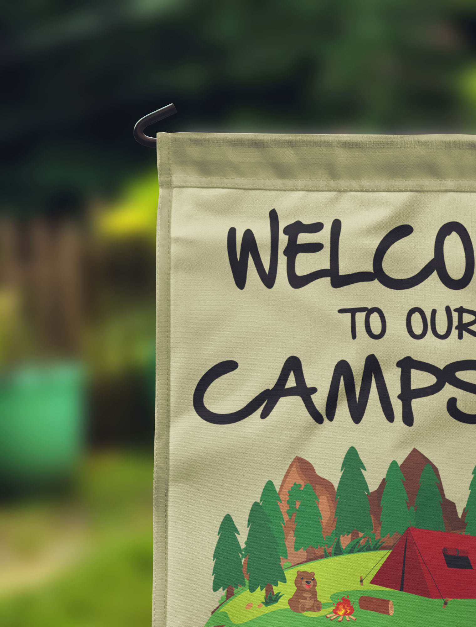 Printtoo Camping Flags Personalized Outdoor Garden Flags Camp