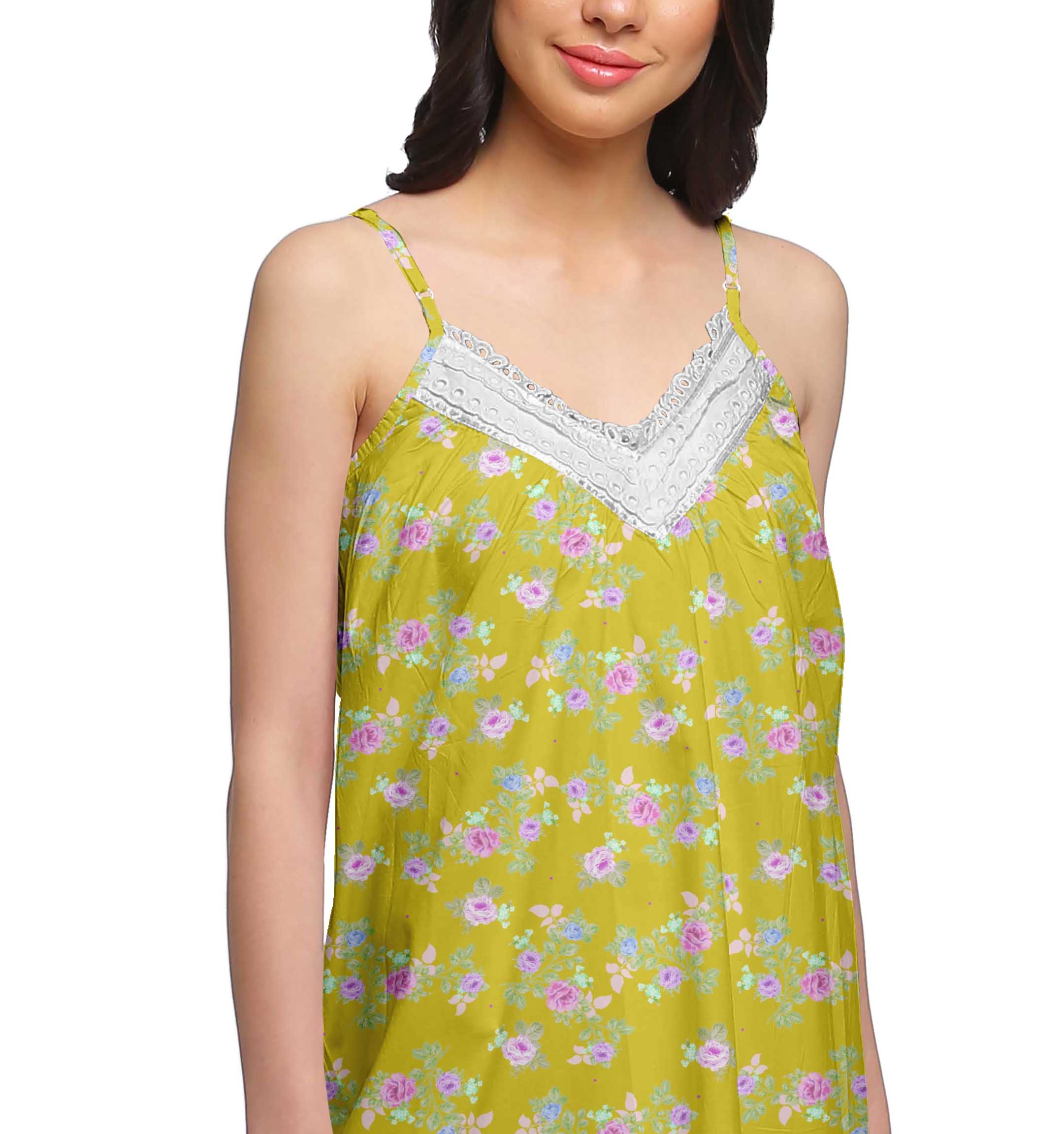 spaghetti strap nightie cotton