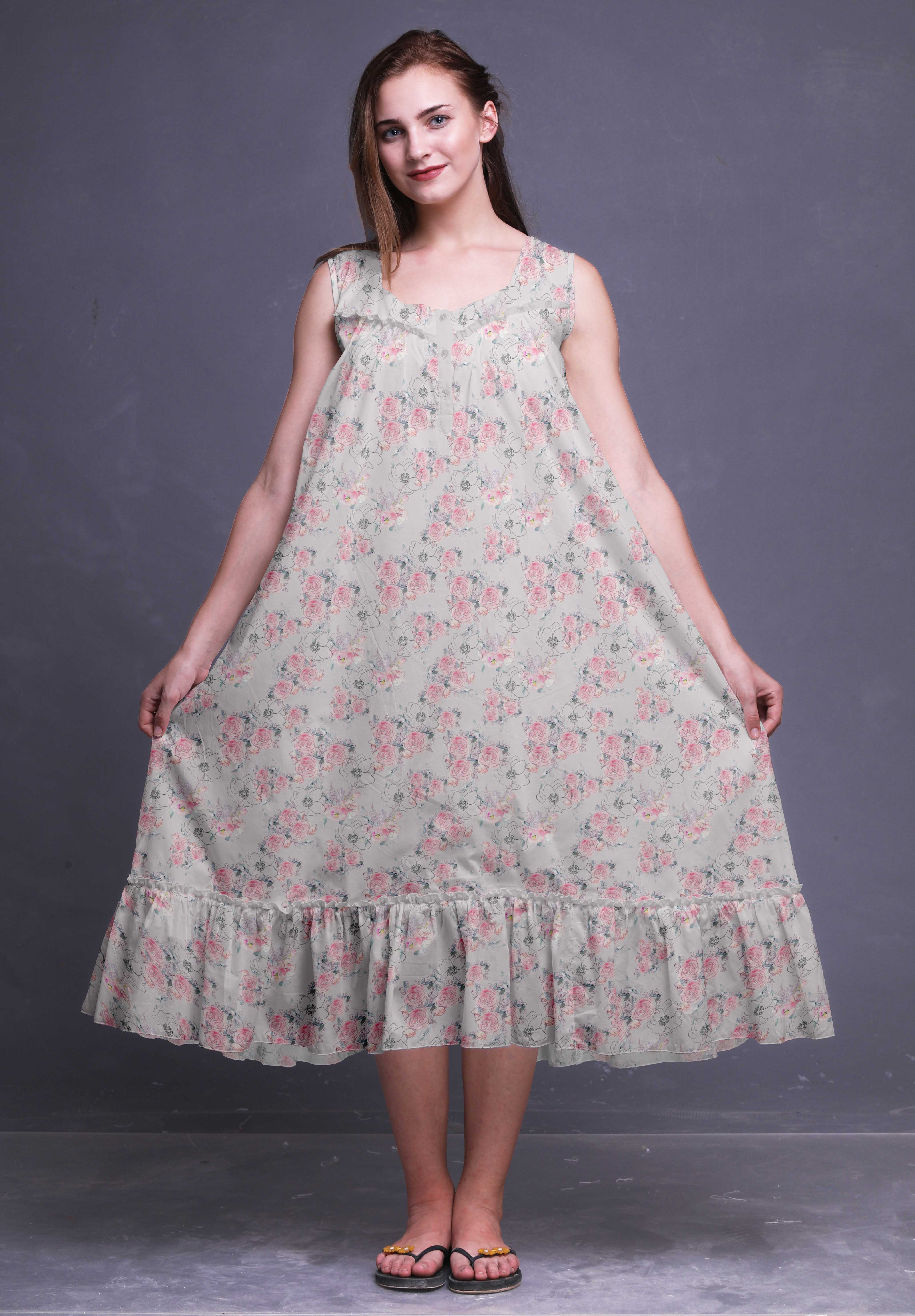 calf length nightgowns