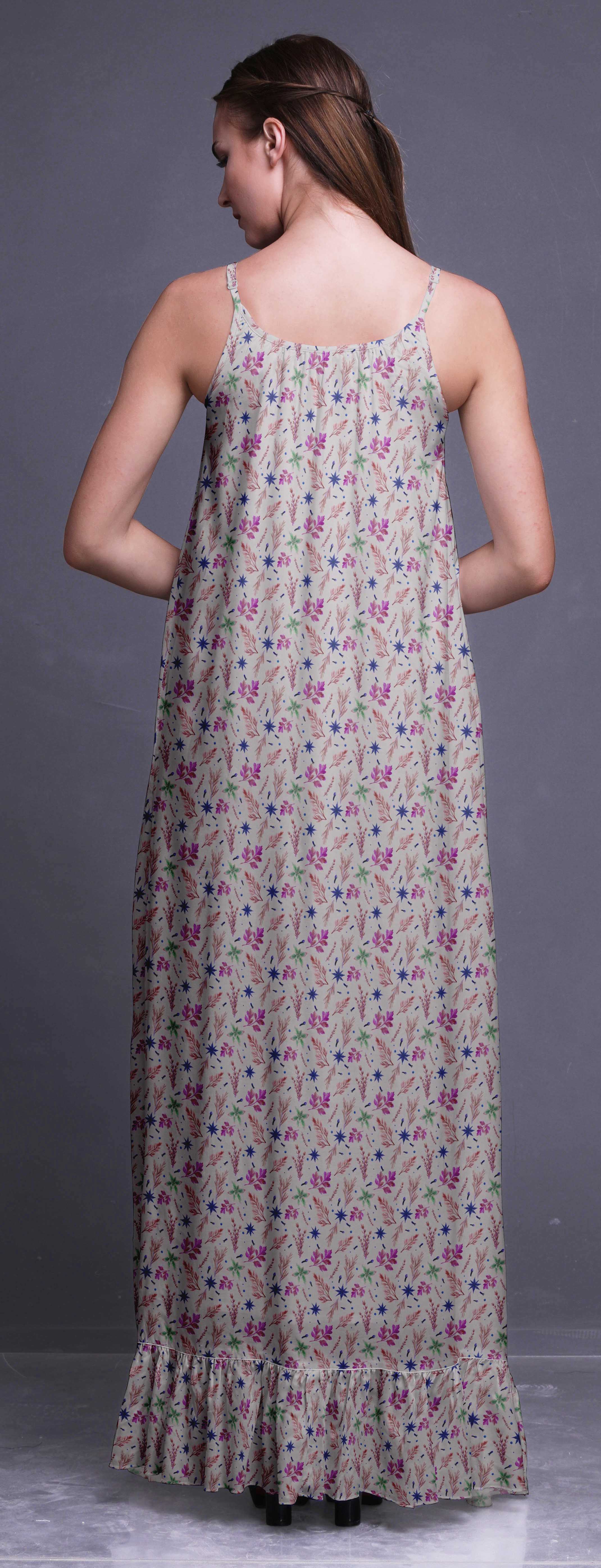 long nightgowns with spaghetti straps