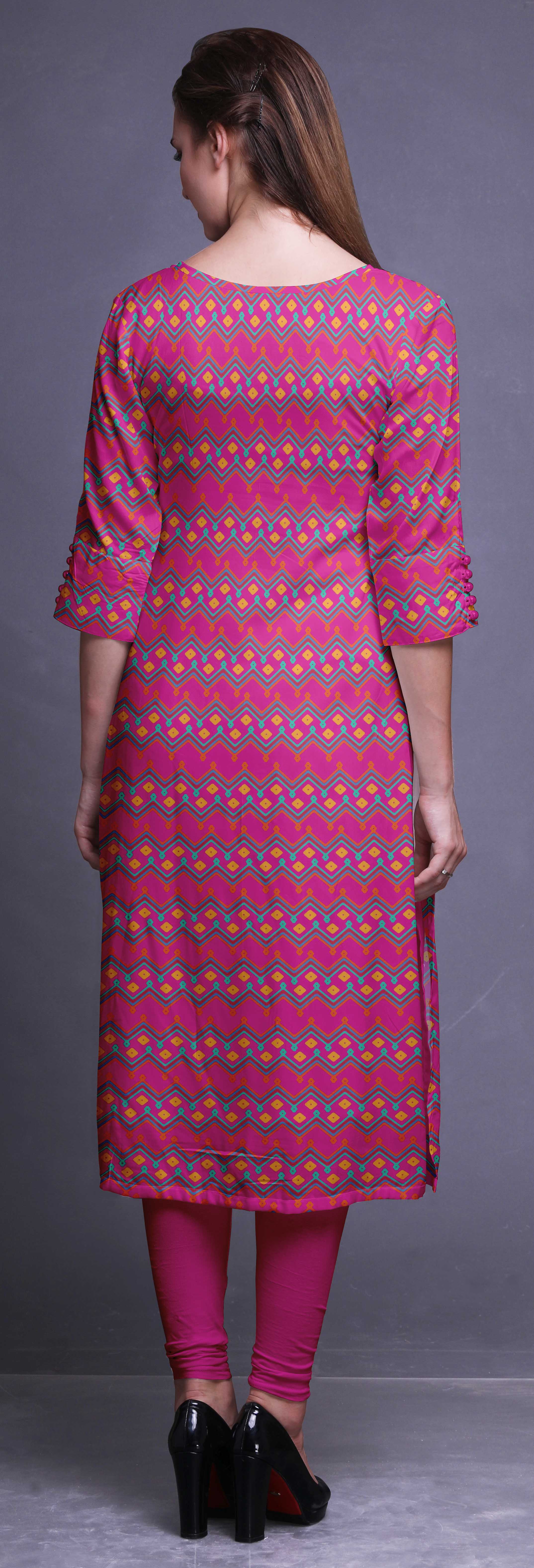 Moomaya Straight Kurtis For Women Long Kurti Printed Indian Top Bp 590e Ebay