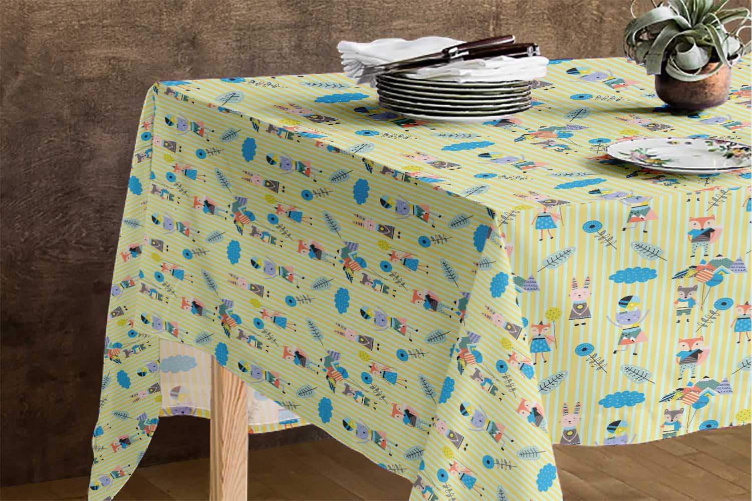 S4Sassy Kids Party Dining Table Cover For Weddings TableclothsST507G