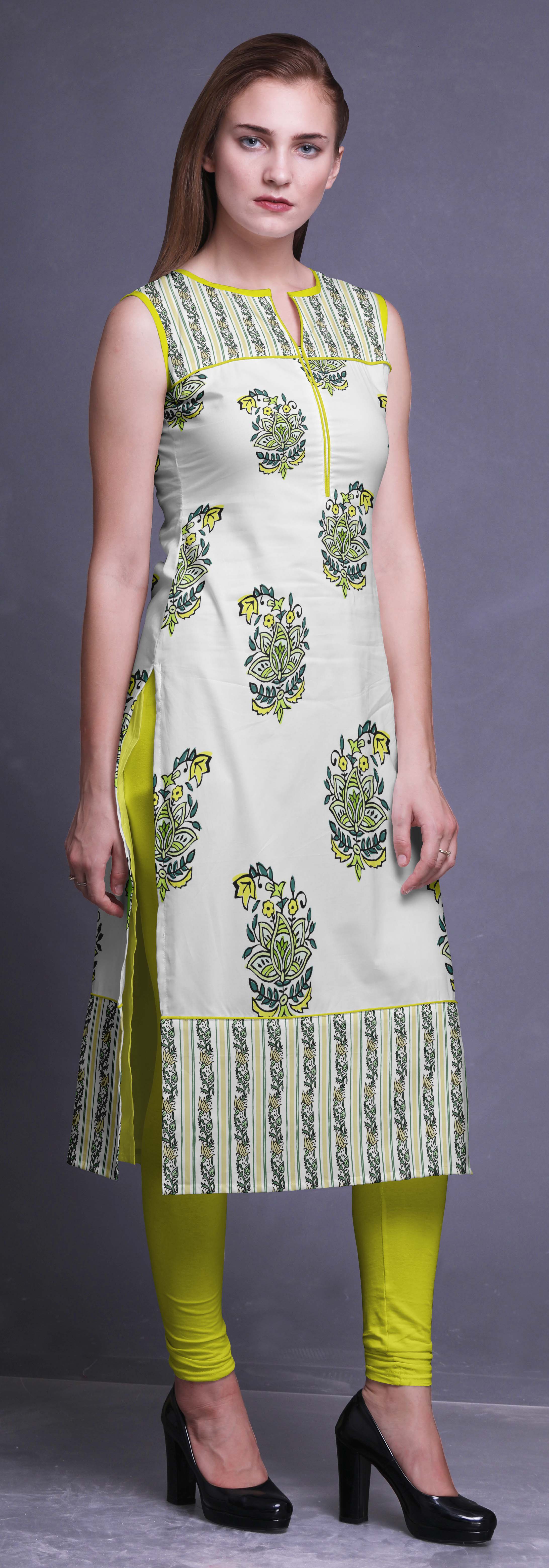 high low straight kurti