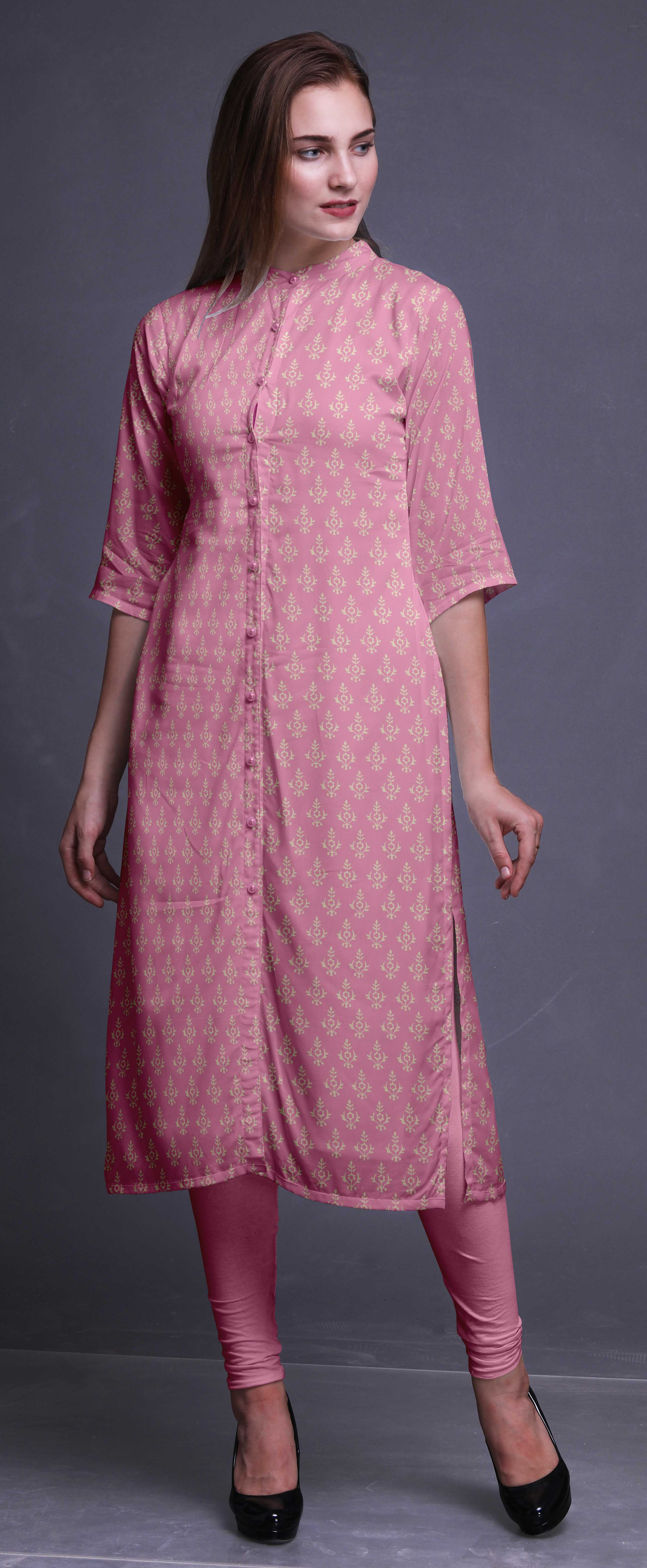long kurta with straight pants