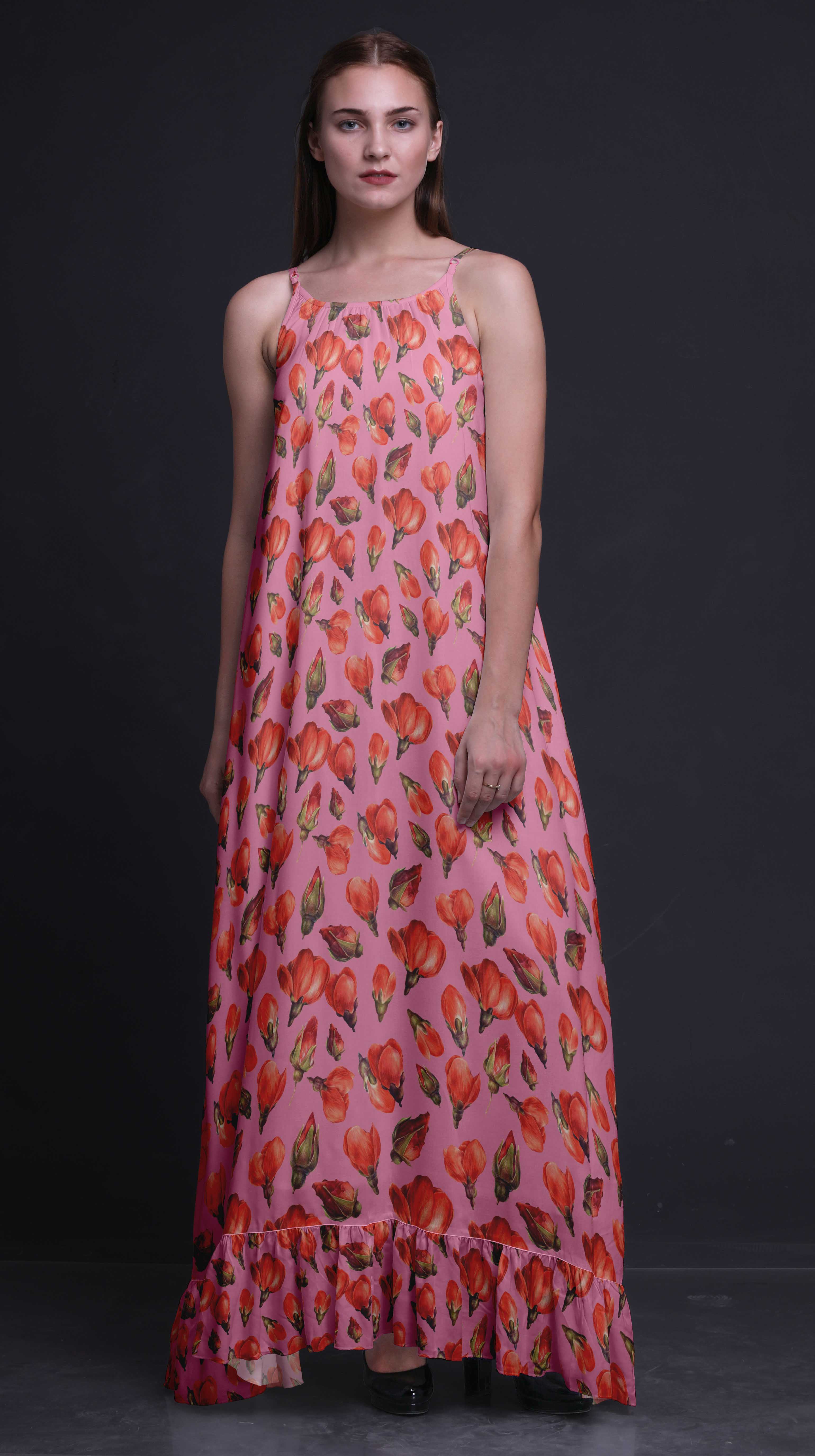 flower night gown