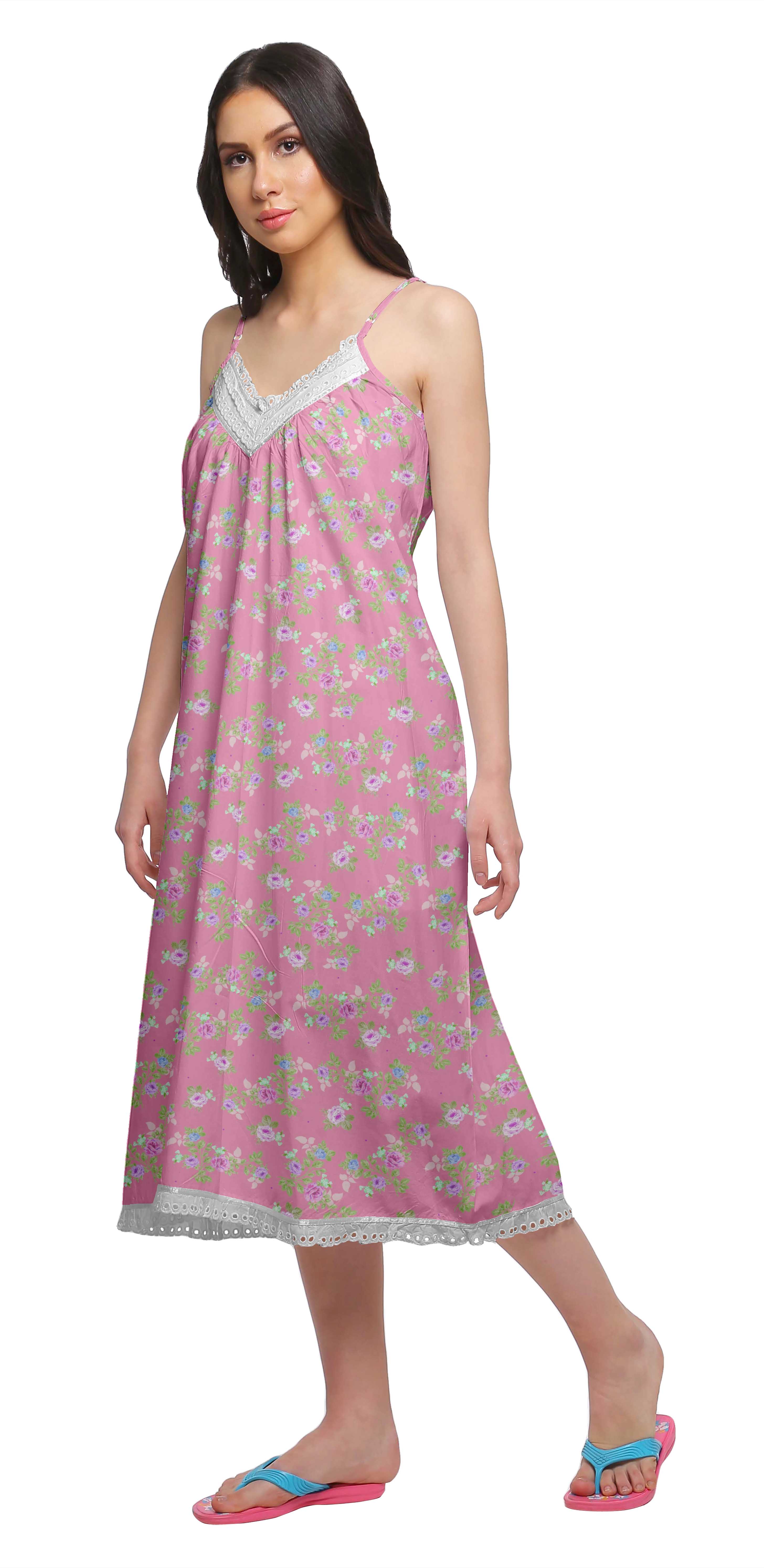 spaghetti strap nightie cotton