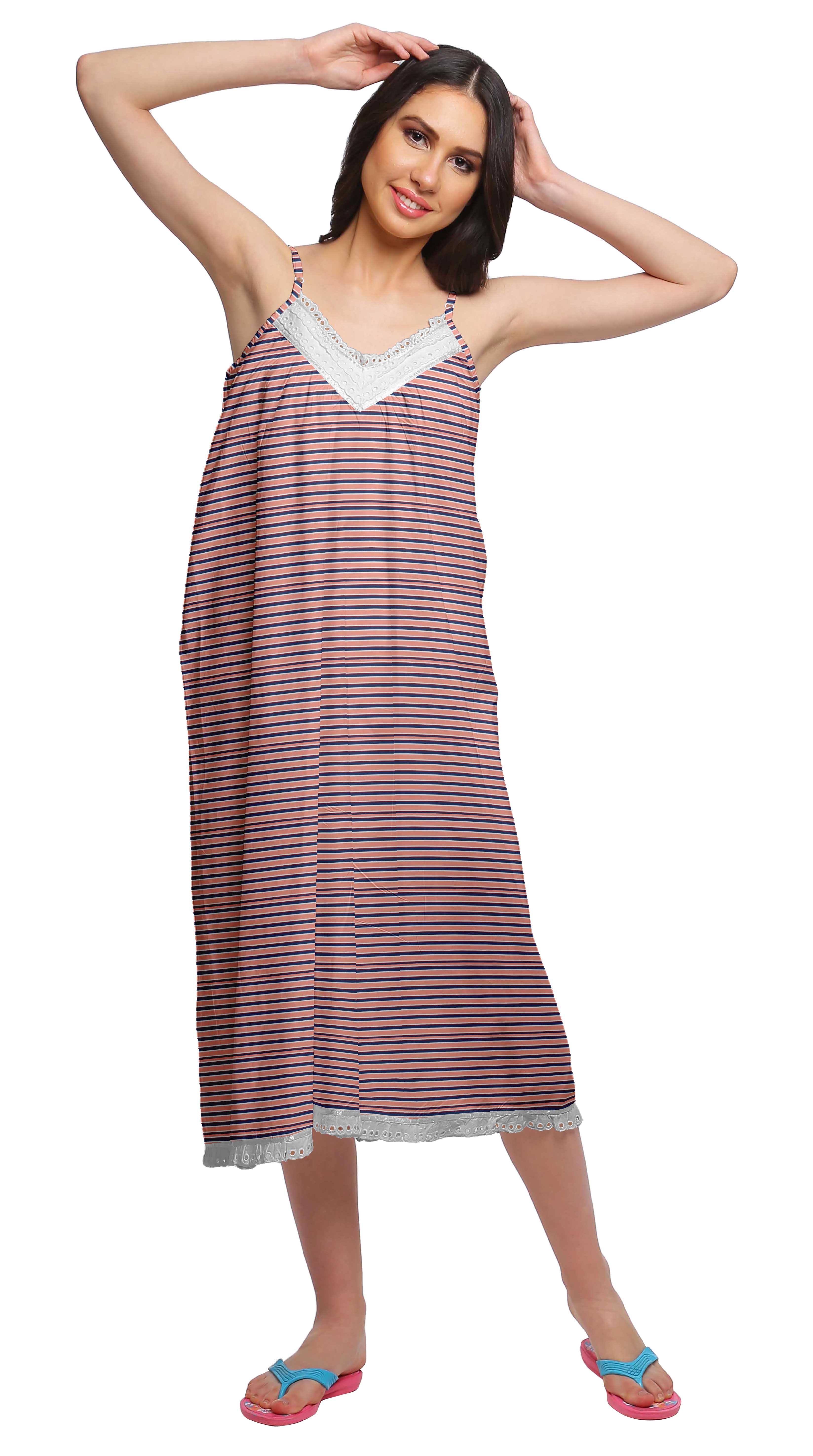 cotton strappy nightie