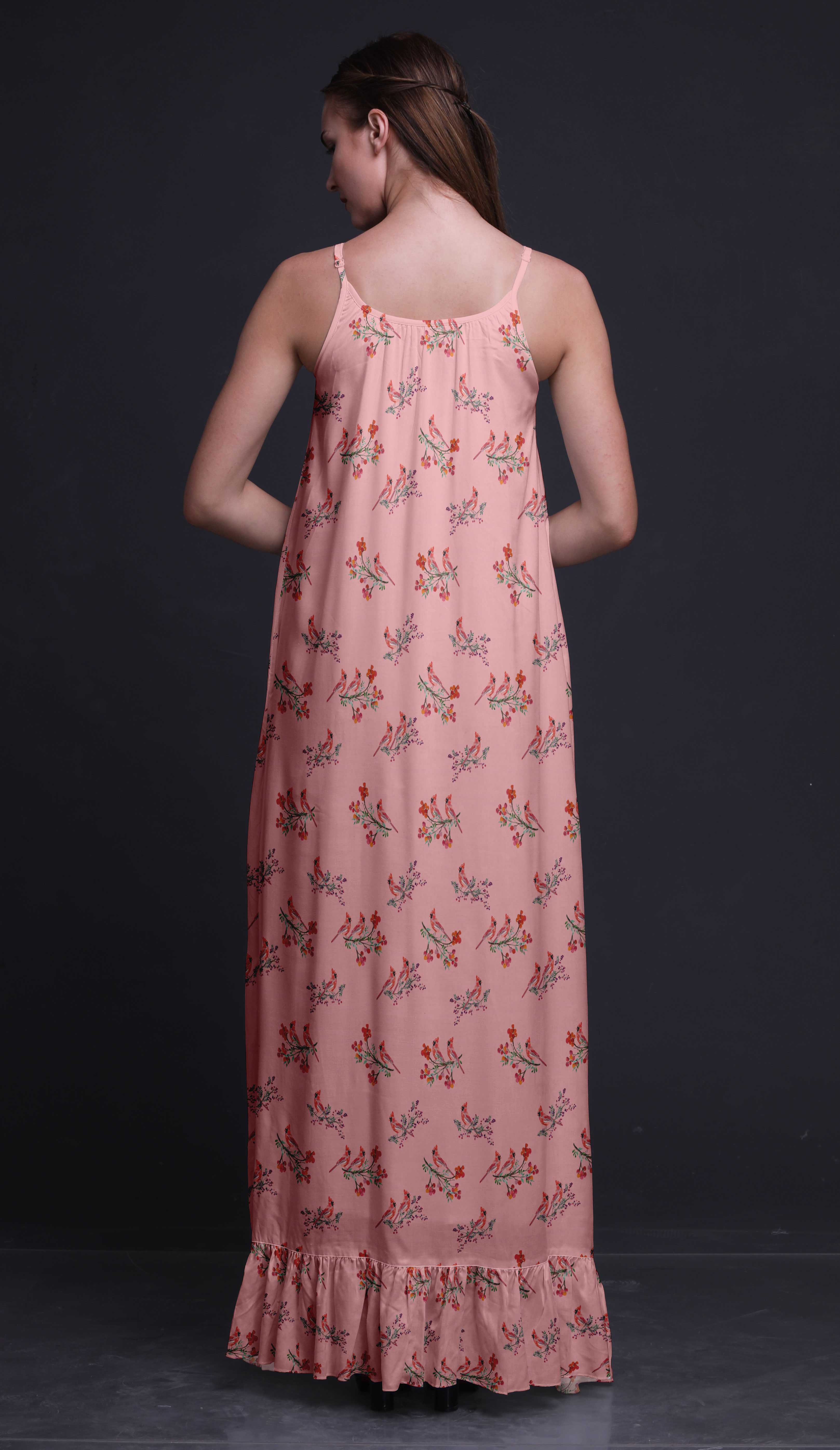 long nightgowns with spaghetti straps
