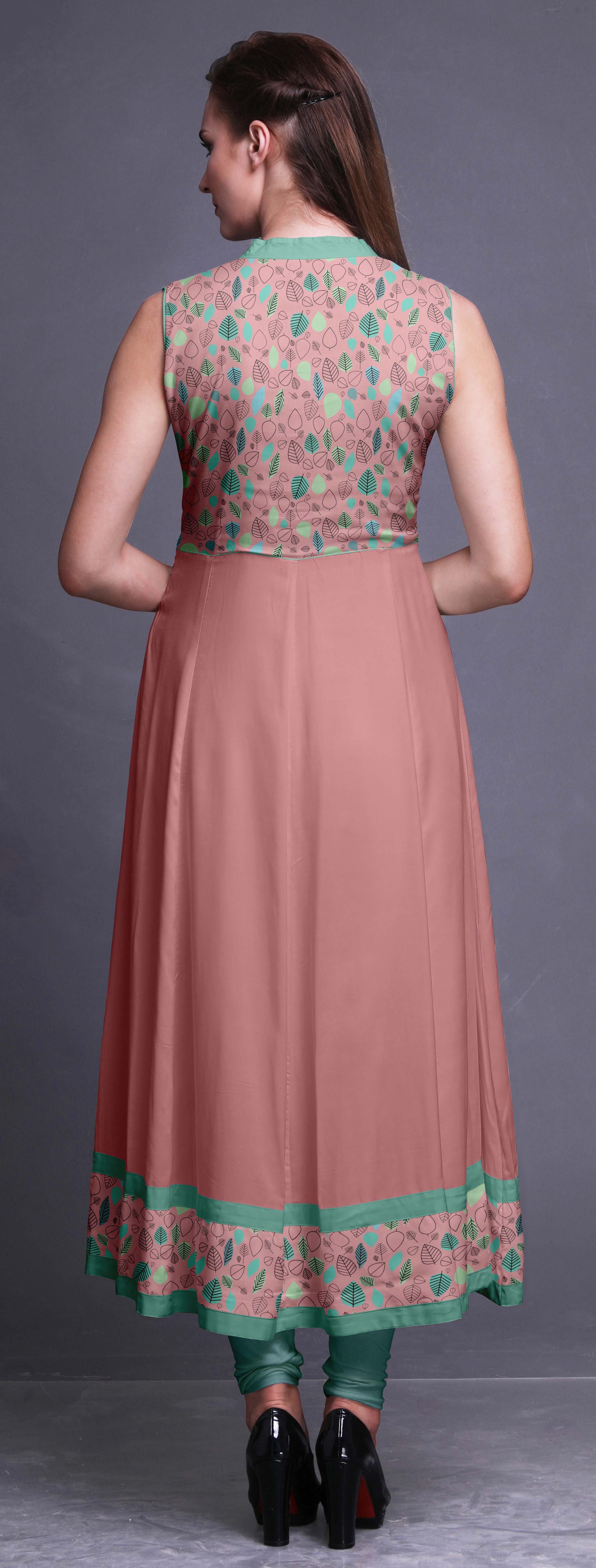 frock collar kurti