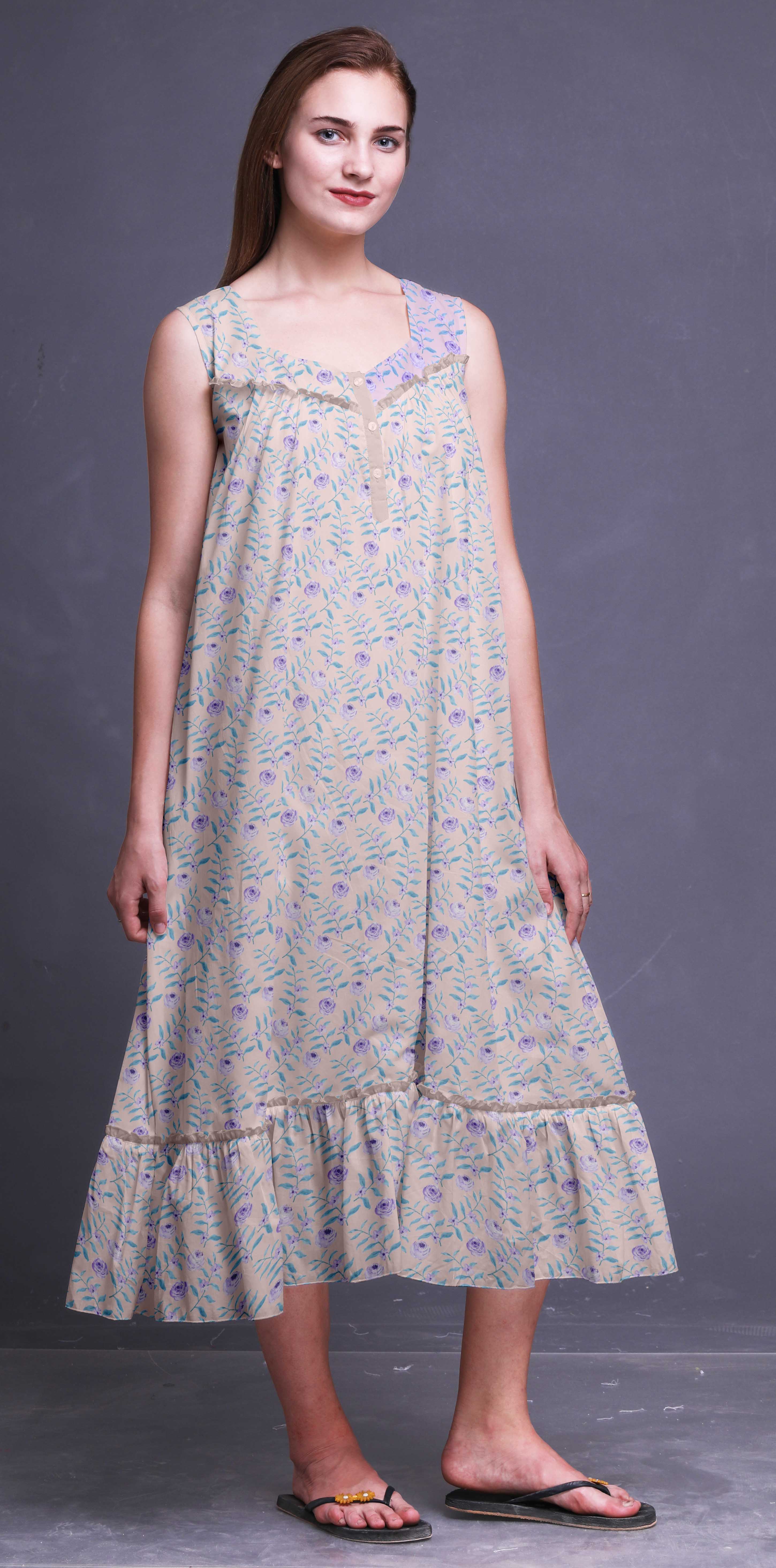 cotton maxi nightgown