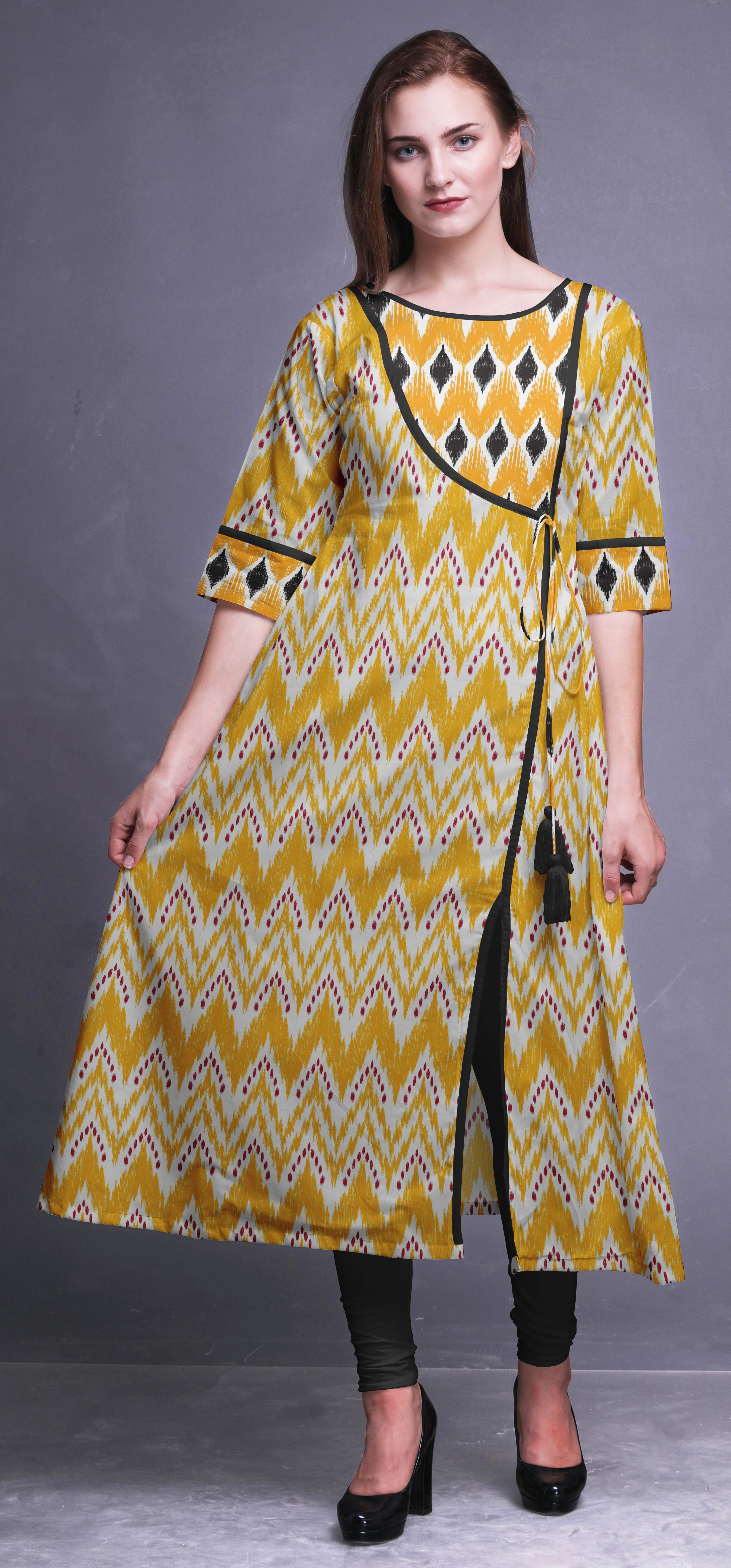 Bimba Block printed anarkali dress long maxi dress indian kurtis women ...