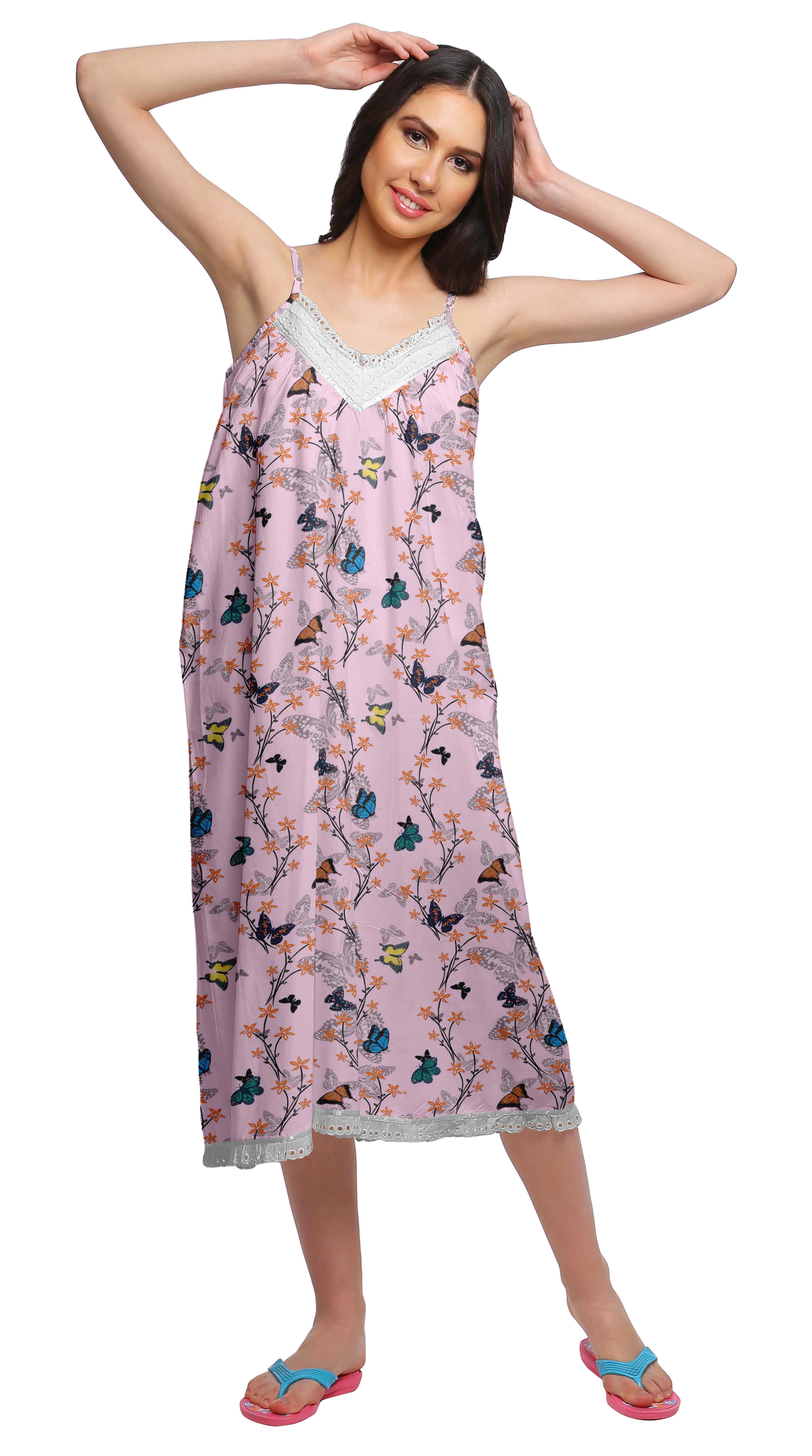 spaghetti strap nightie cotton