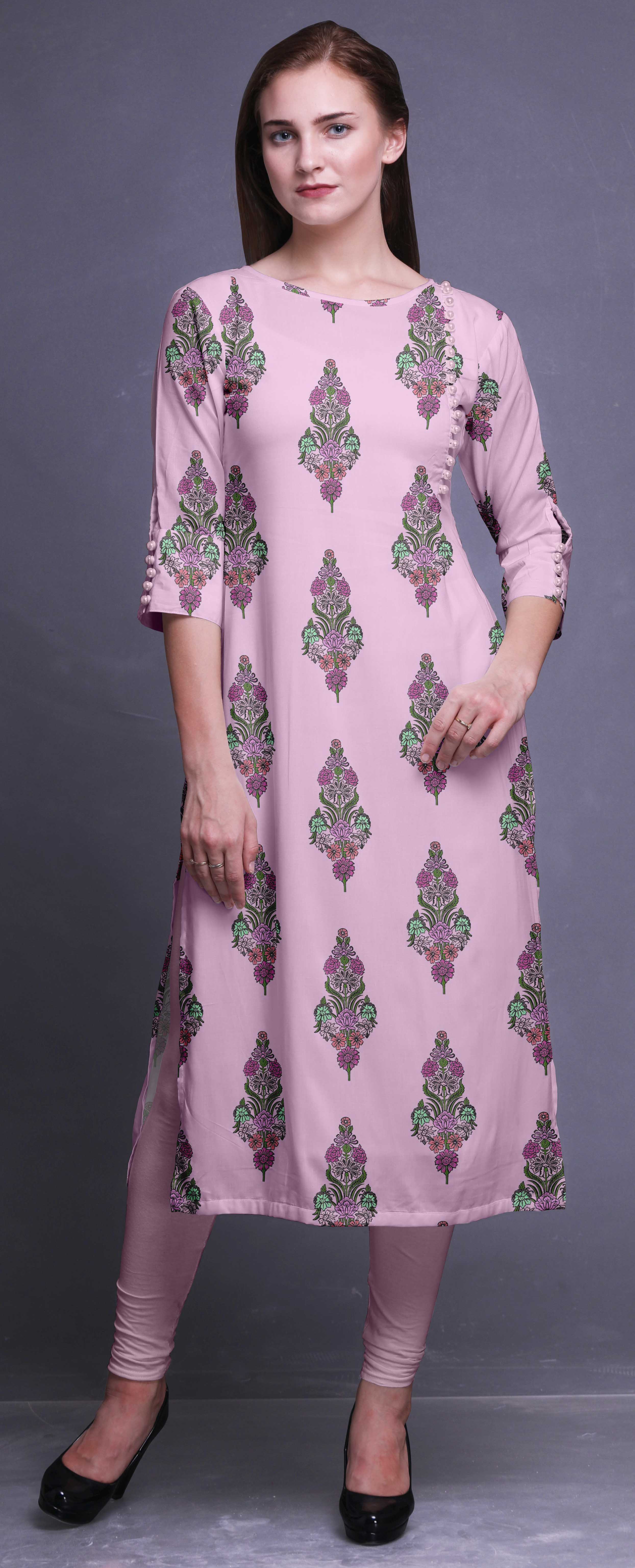 high low straight kurti