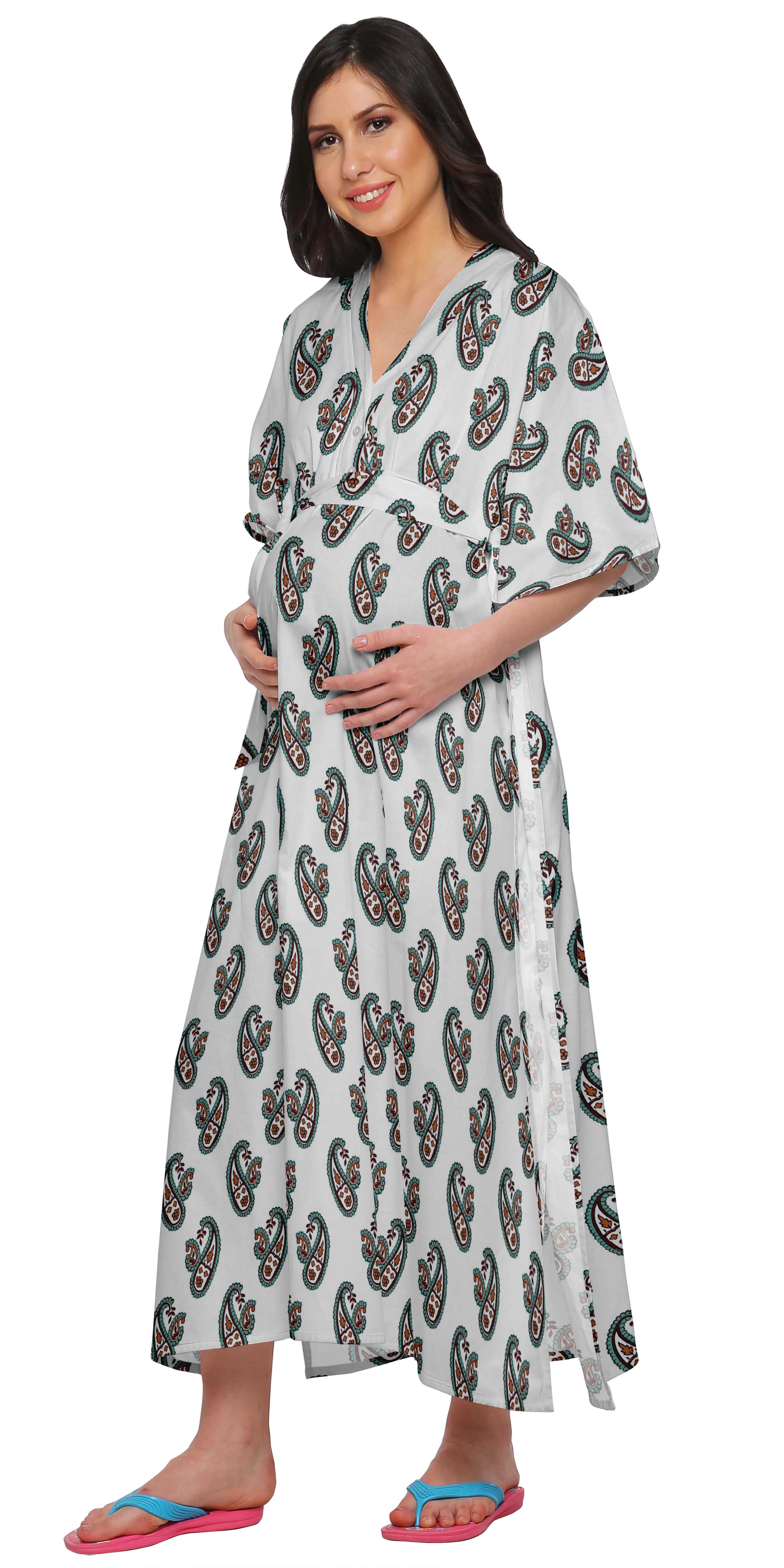 kaftan maternity gown