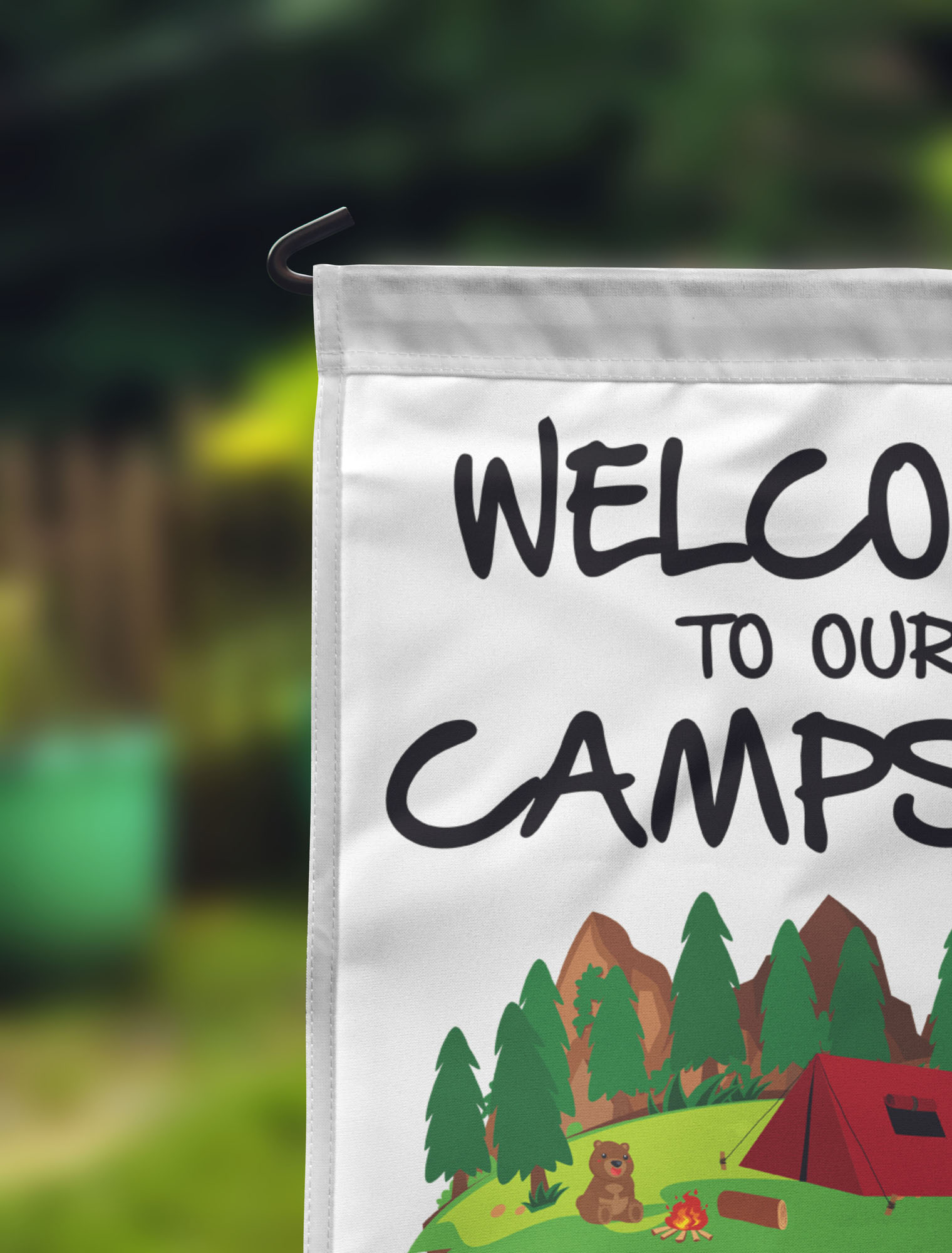 Printtoo Camping Flags Personalized Outdoor Garden Flags Camp