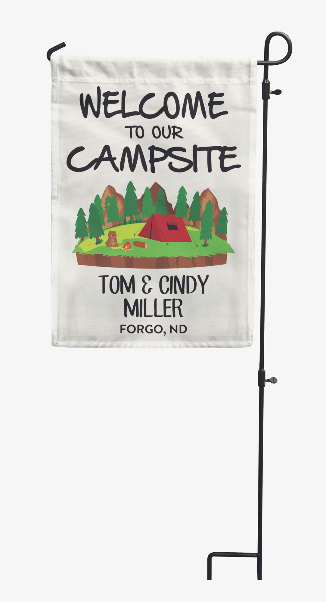 Printtoo Camping Flags Personalized Outdoor Garden Flags Camp Decor-GSR ...
