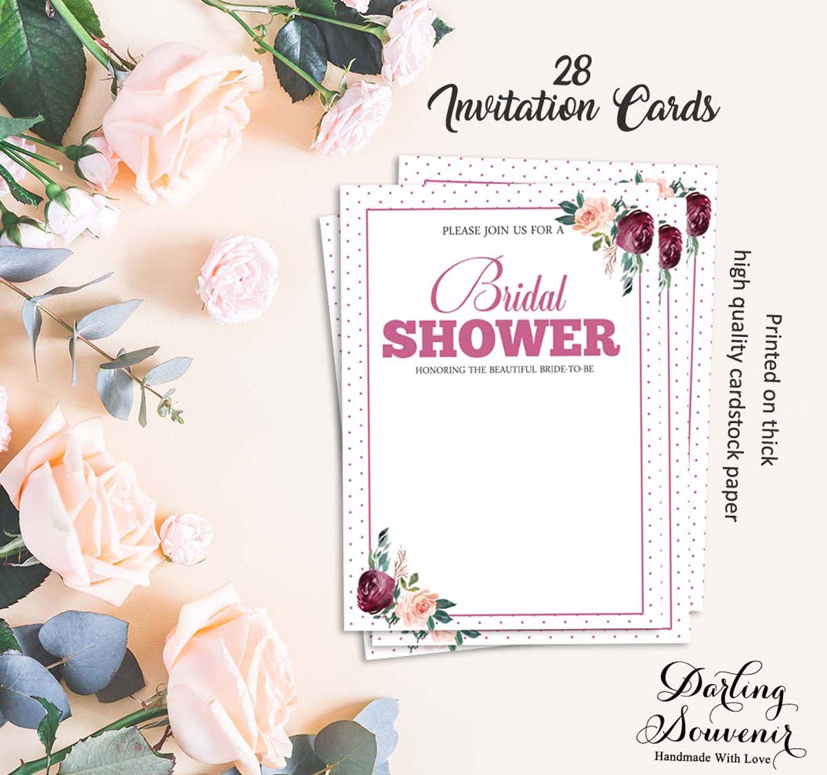 Surprise bridal shower invitation wording image