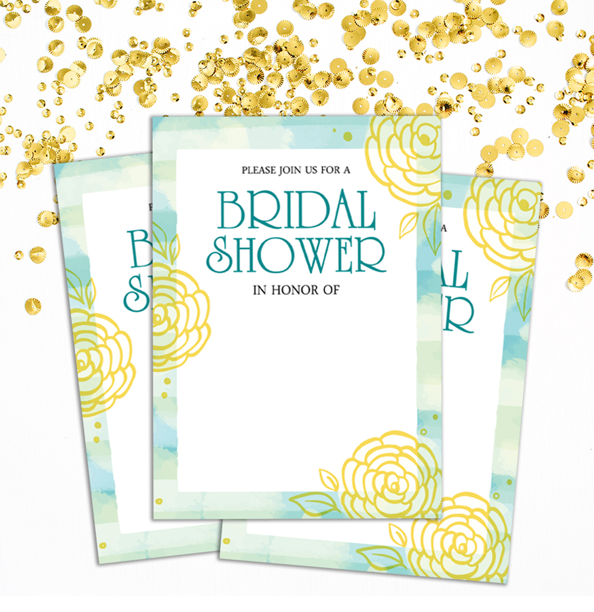 Bridal shower templates picture