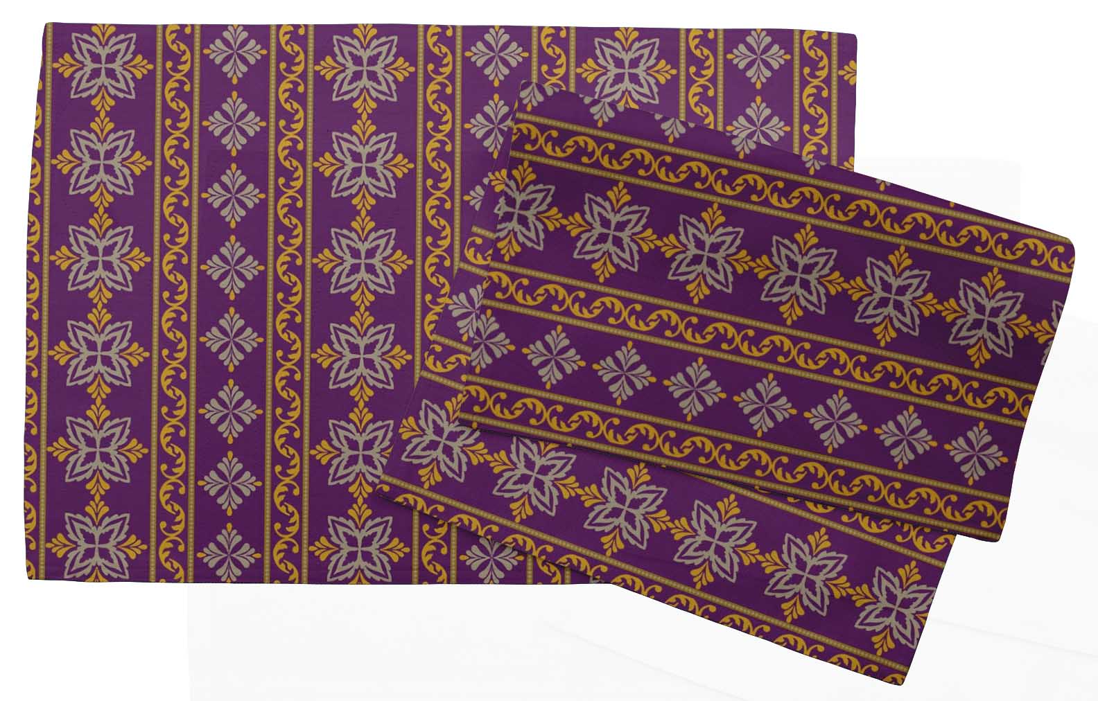 DK-527I S4Sassy Damask Table Decor Reversible Dining Washable Placemats Set