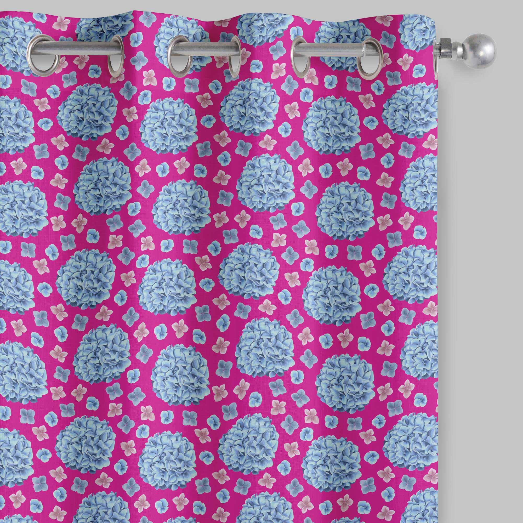 S4sassy Floral Lilac Printed Eyelet Door Panel Curtains FL856G eBay